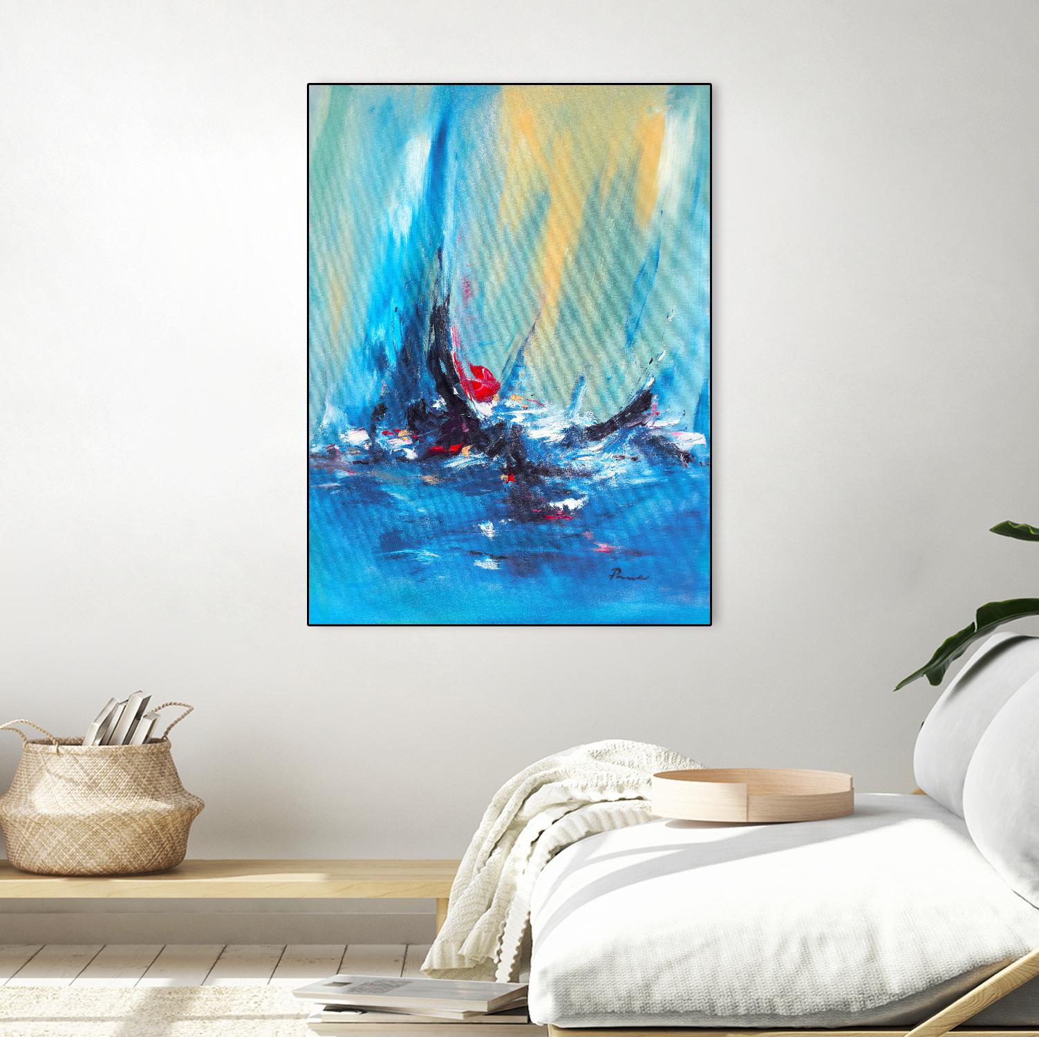 Aurora by Sarah Parsons on GIANT ART - multicolor abstracts; contemporary