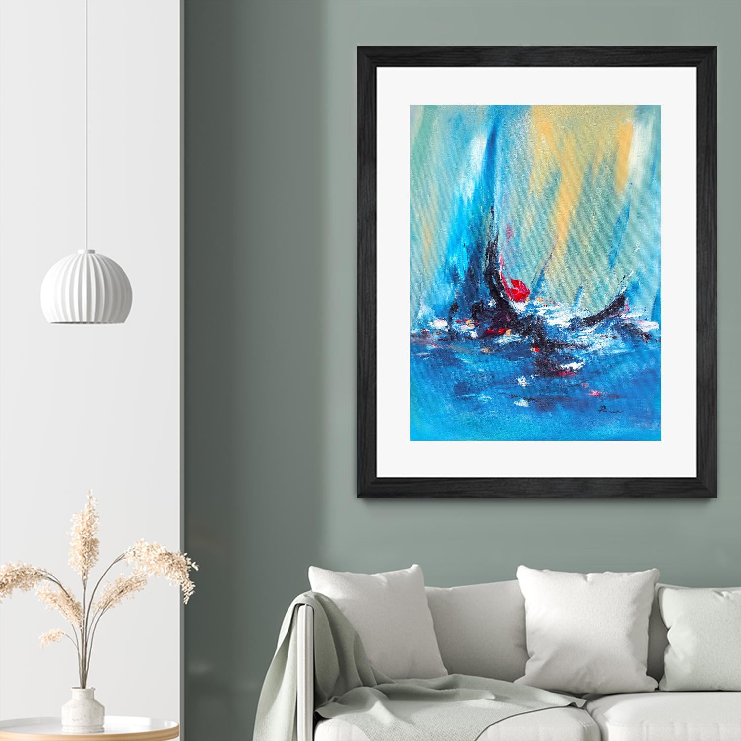 Aurora by Sarah Parsons on GIANT ART - multicolor abstracts; contemporary