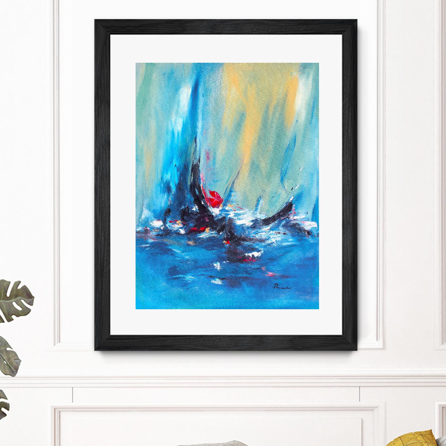 Aurora by Sarah Parsons on GIANT ART - multicolor abstracts; contemporary