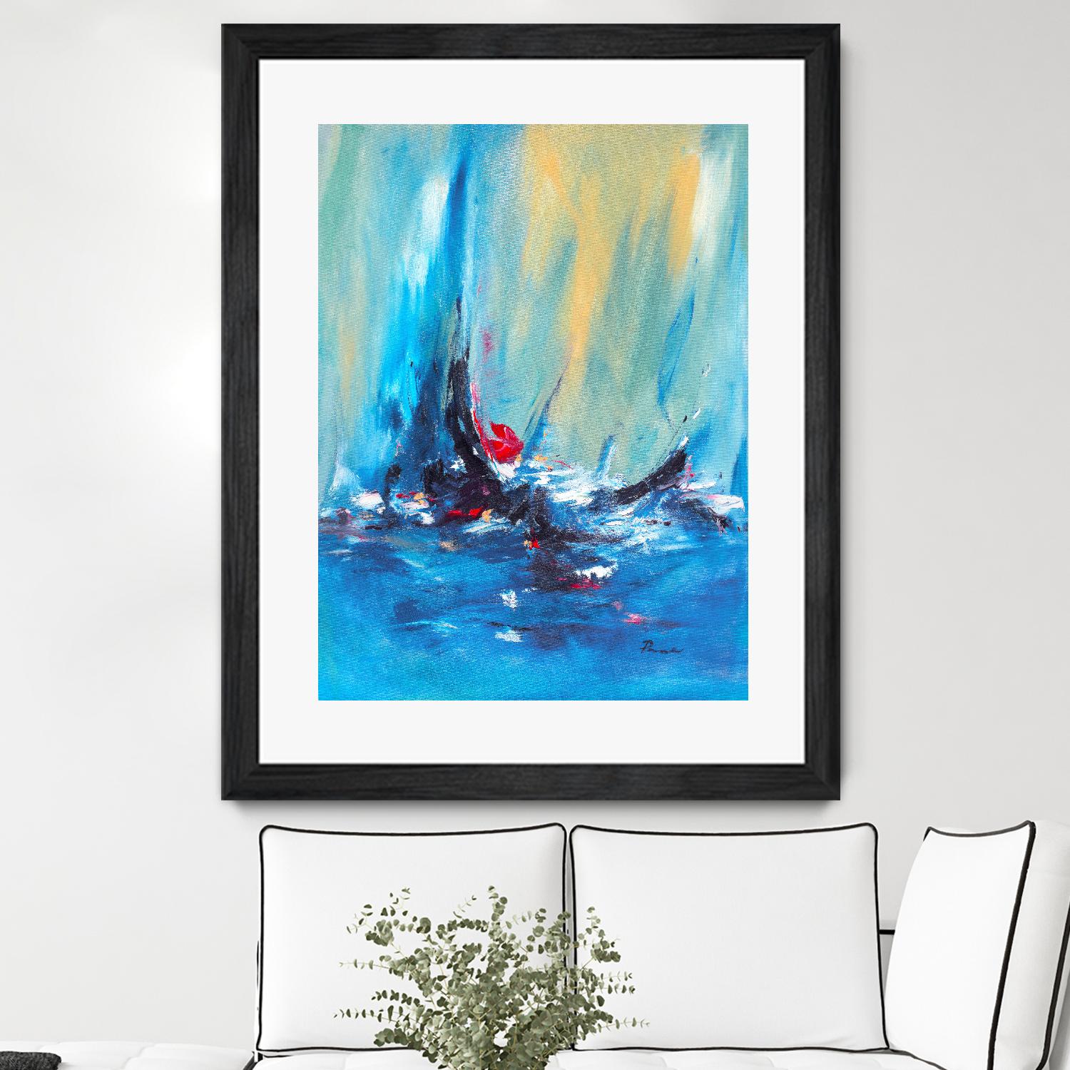 Aurora by Sarah Parsons on GIANT ART - multicolor abstracts; contemporary