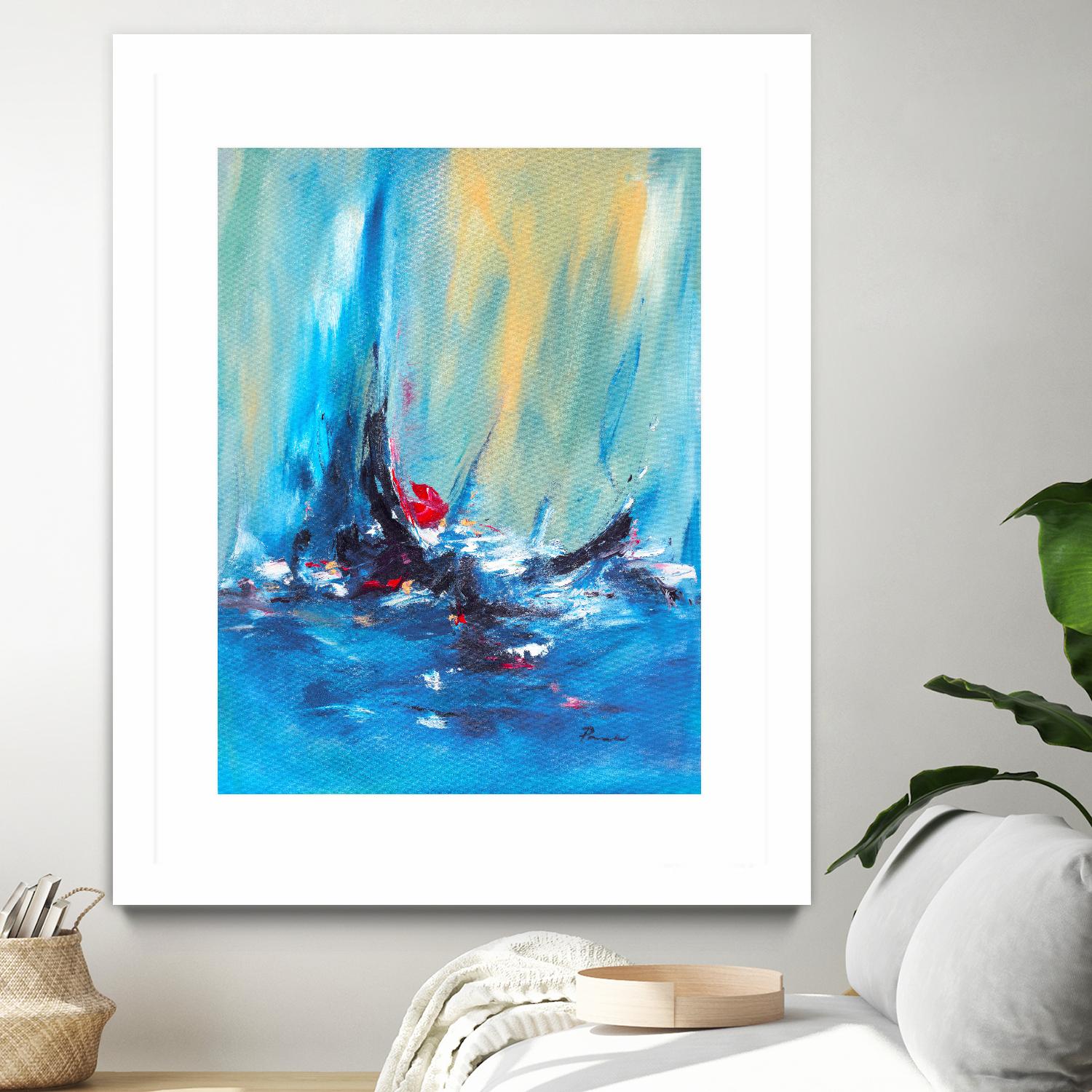 Aurora by Sarah Parsons on GIANT ART - multicolor abstracts; contemporary