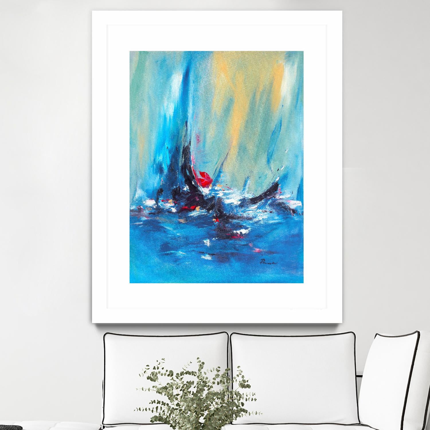 Aurora by Sarah Parsons on GIANT ART - multicolor abstracts; contemporary