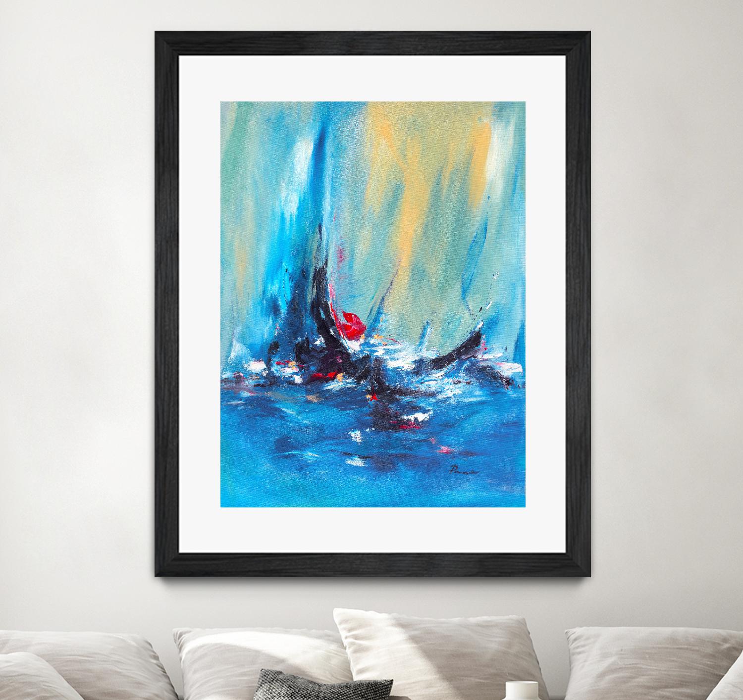 Aurora by Sarah Parsons on GIANT ART - multicolor abstracts; contemporary