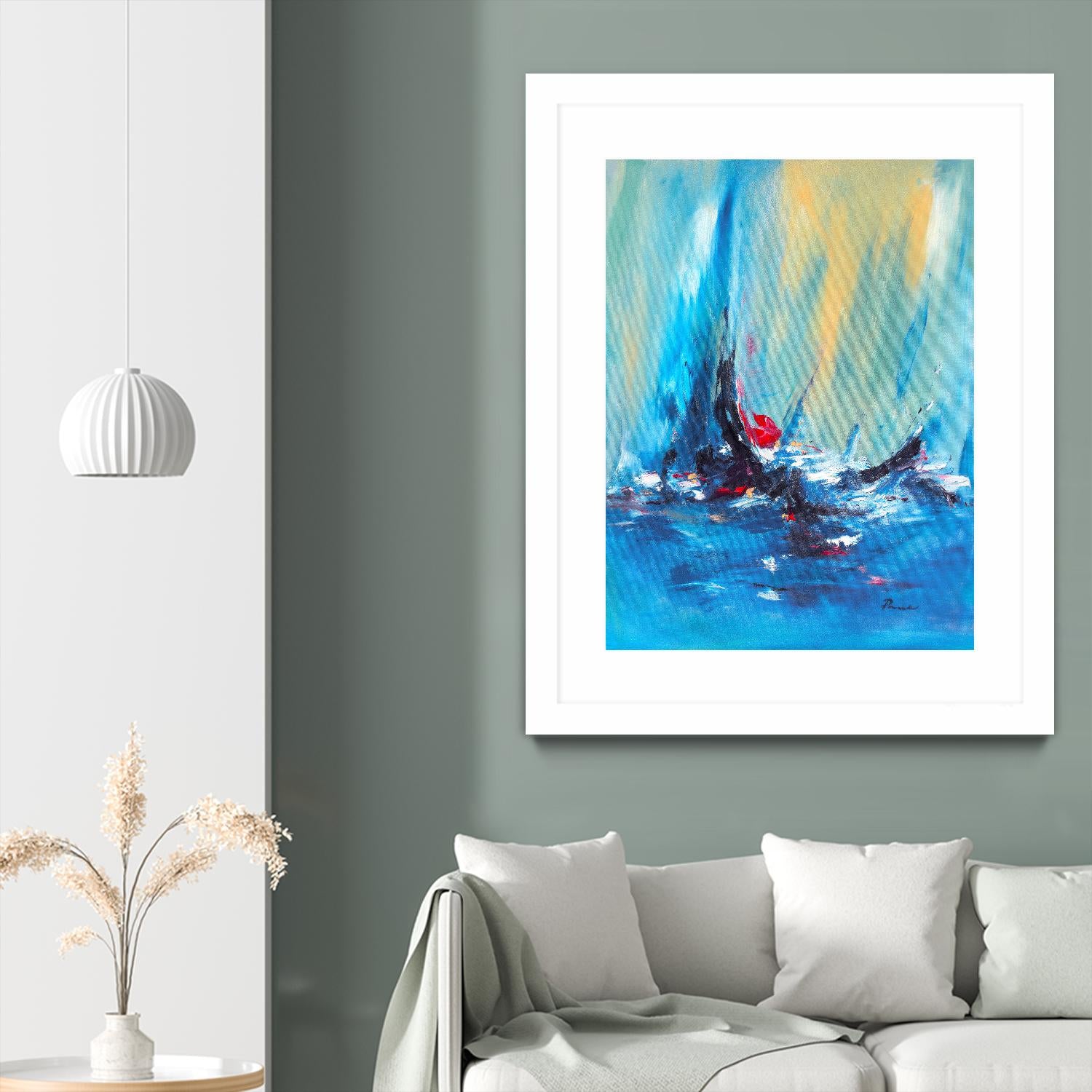 Aurora by Sarah Parsons on GIANT ART - multicolor abstracts; contemporary