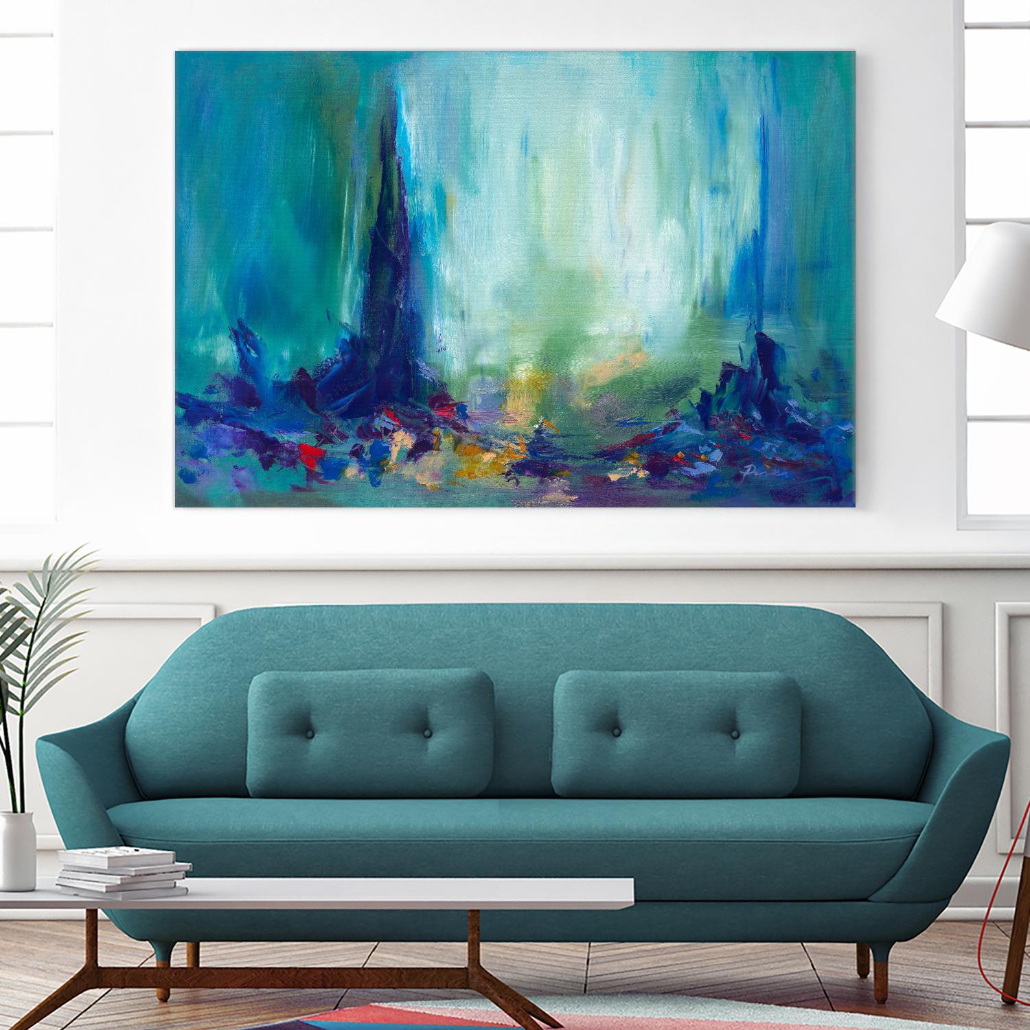 Here and There by Sarah Parsons on GIANT ART - multicolor abstracts; contemporary