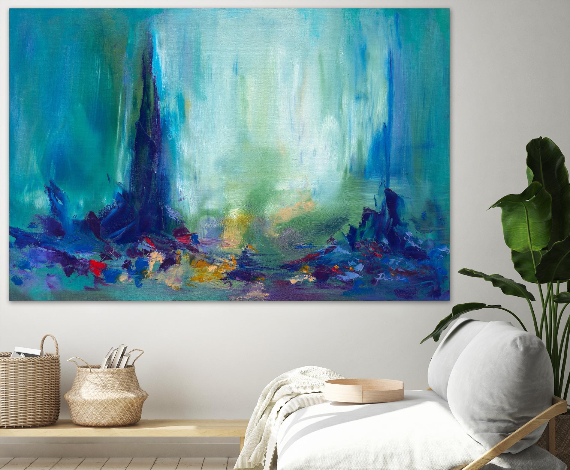 Here and There by Sarah Parsons on GIANT ART - multicolor abstracts; contemporary