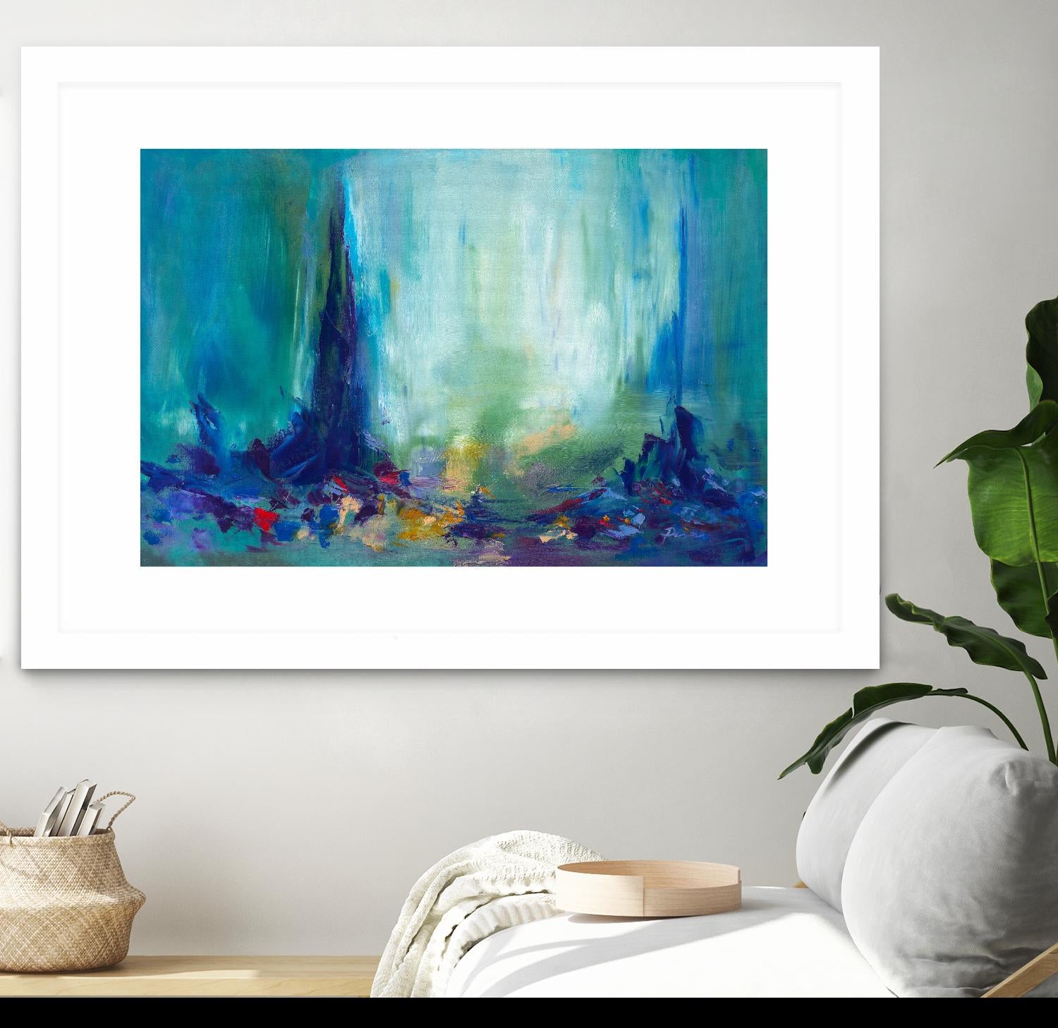 Here and There by Sarah Parsons on GIANT ART - multicolor abstracts; contemporary