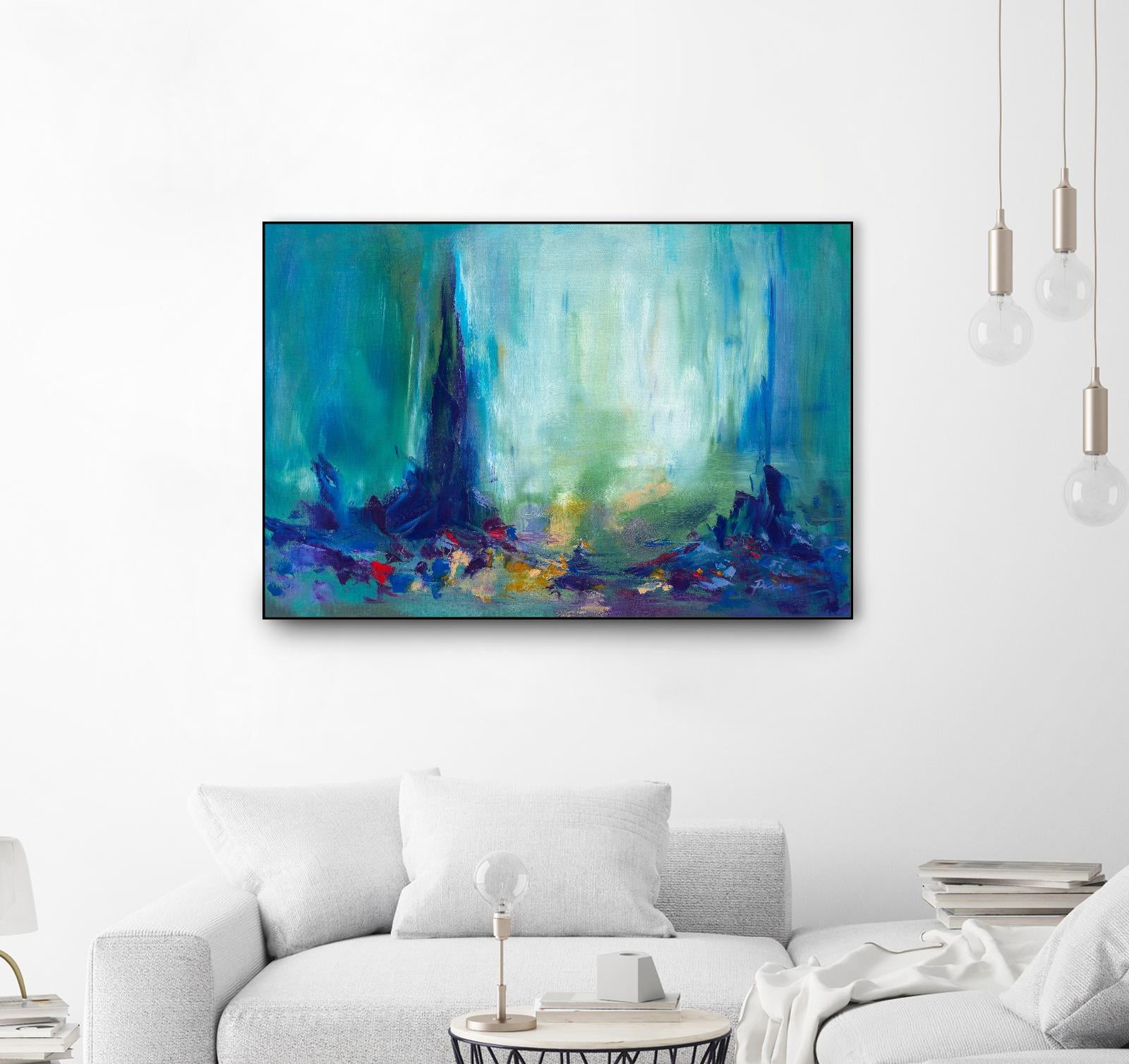 Here and There by Sarah Parsons on GIANT ART - multicolor abstracts; contemporary