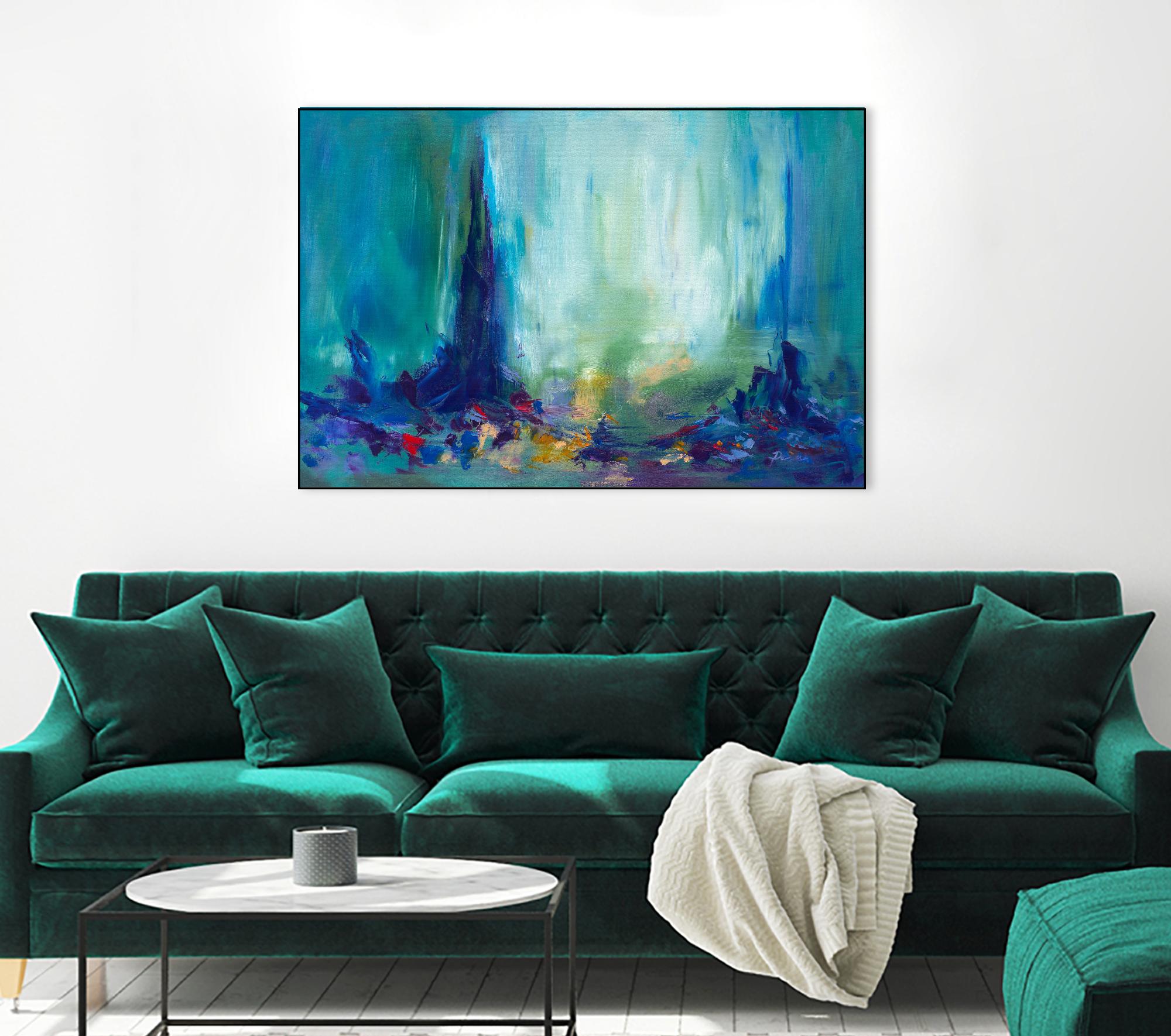 Here and There by Sarah Parsons on GIANT ART - multicolor abstracts; contemporary