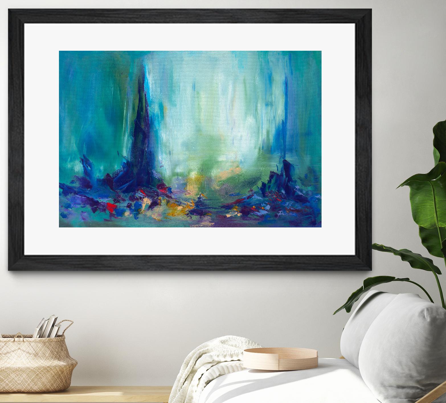 Here and There by Sarah Parsons on GIANT ART - multicolor abstracts; contemporary