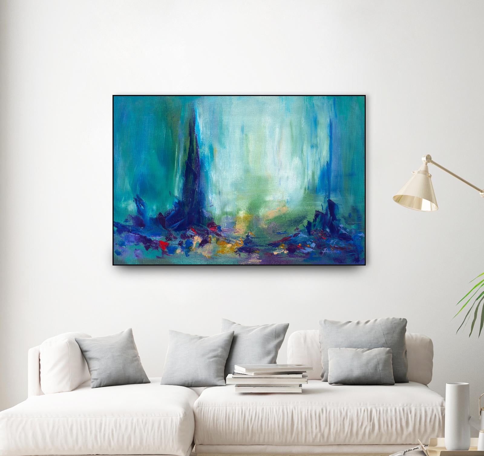 Here and There by Sarah Parsons on GIANT ART - multicolor abstracts; contemporary