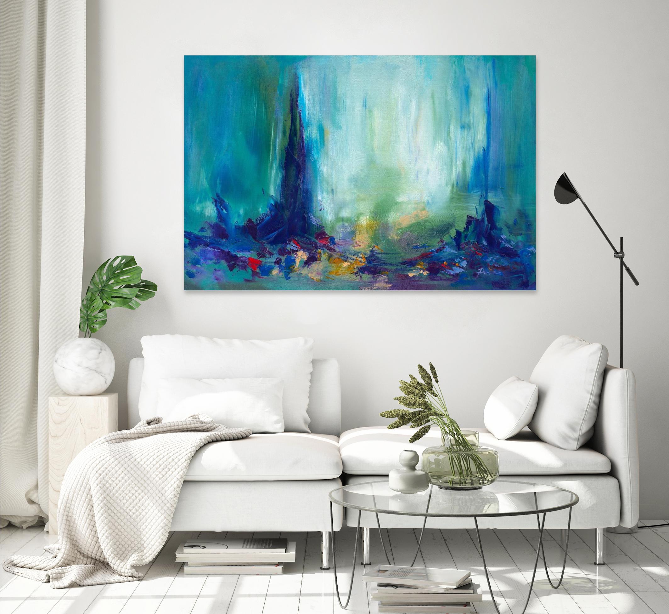 Here and There by Sarah Parsons on GIANT ART - multicolor abstracts; contemporary
