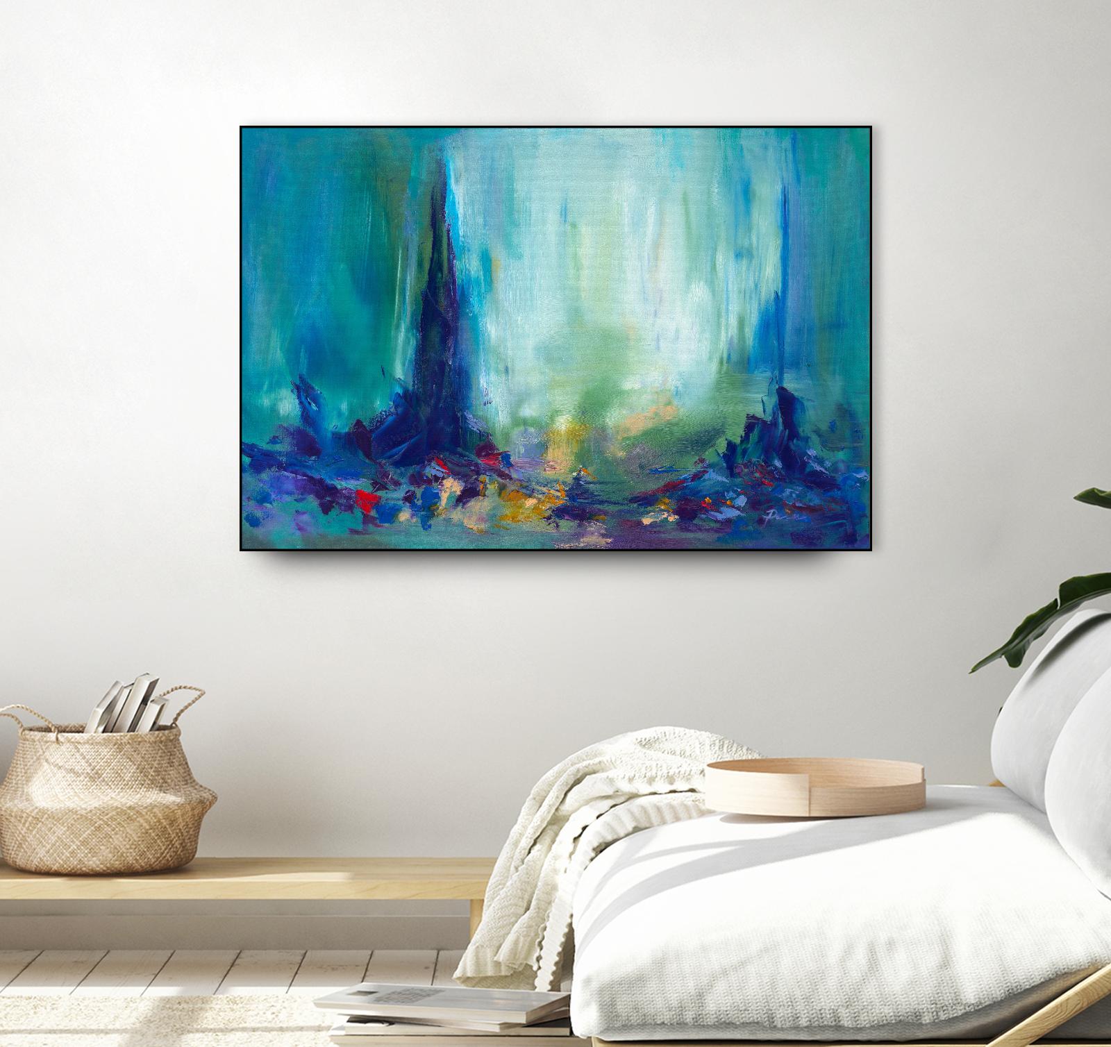 Here and There by Sarah Parsons on GIANT ART - multicolor abstracts; contemporary