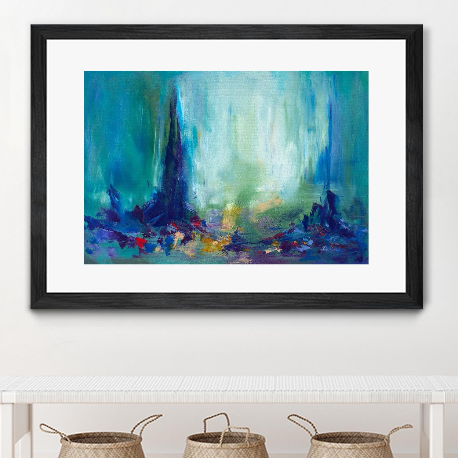 Here and There by Sarah Parsons on GIANT ART - multicolor abstracts; contemporary