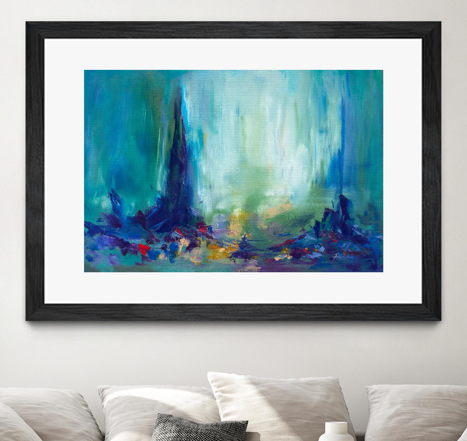 Here and There by Sarah Parsons on GIANT ART - multicolor abstracts; contemporary