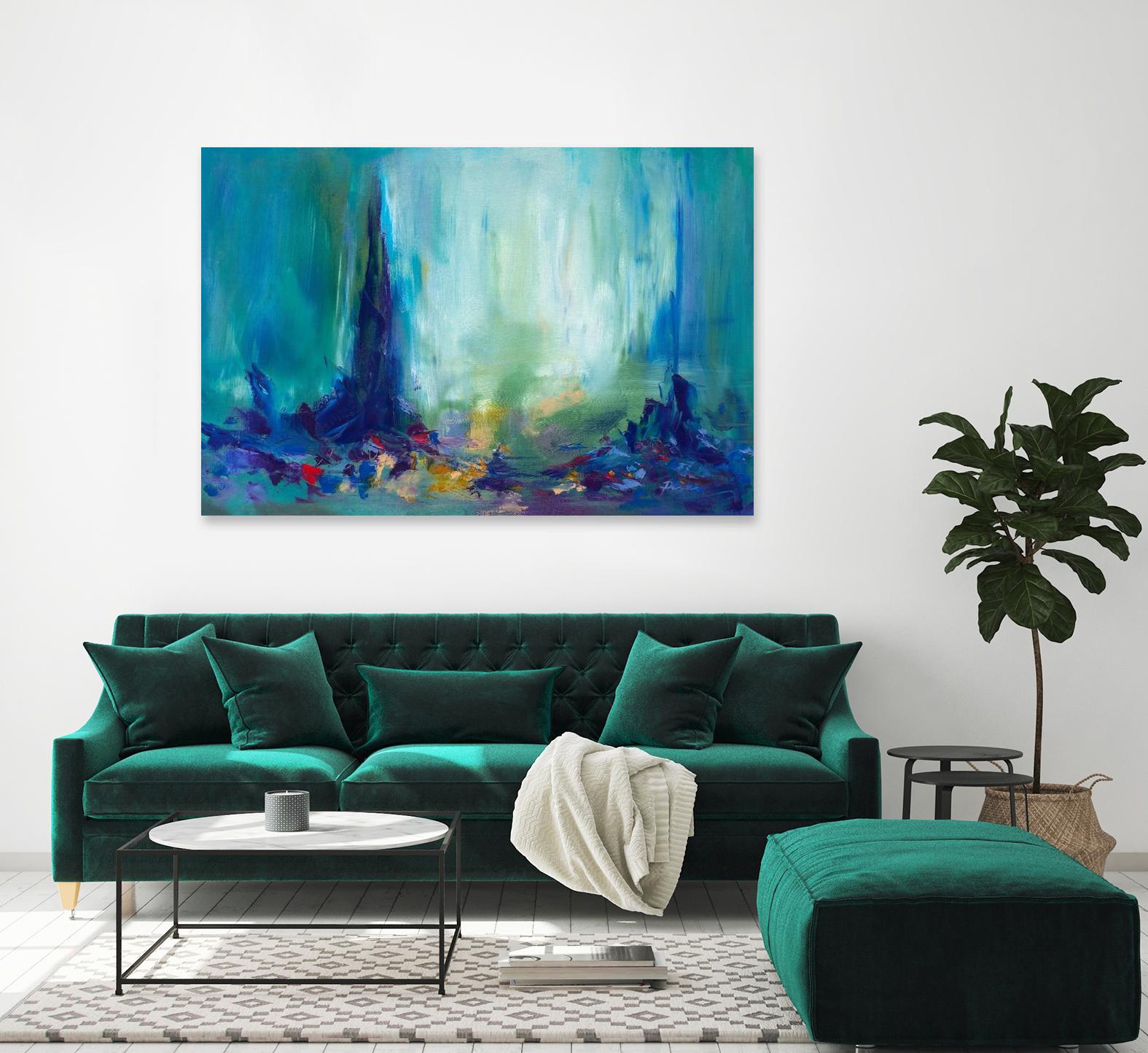 Here and There by Sarah Parsons on GIANT ART - multicolor abstracts; contemporary