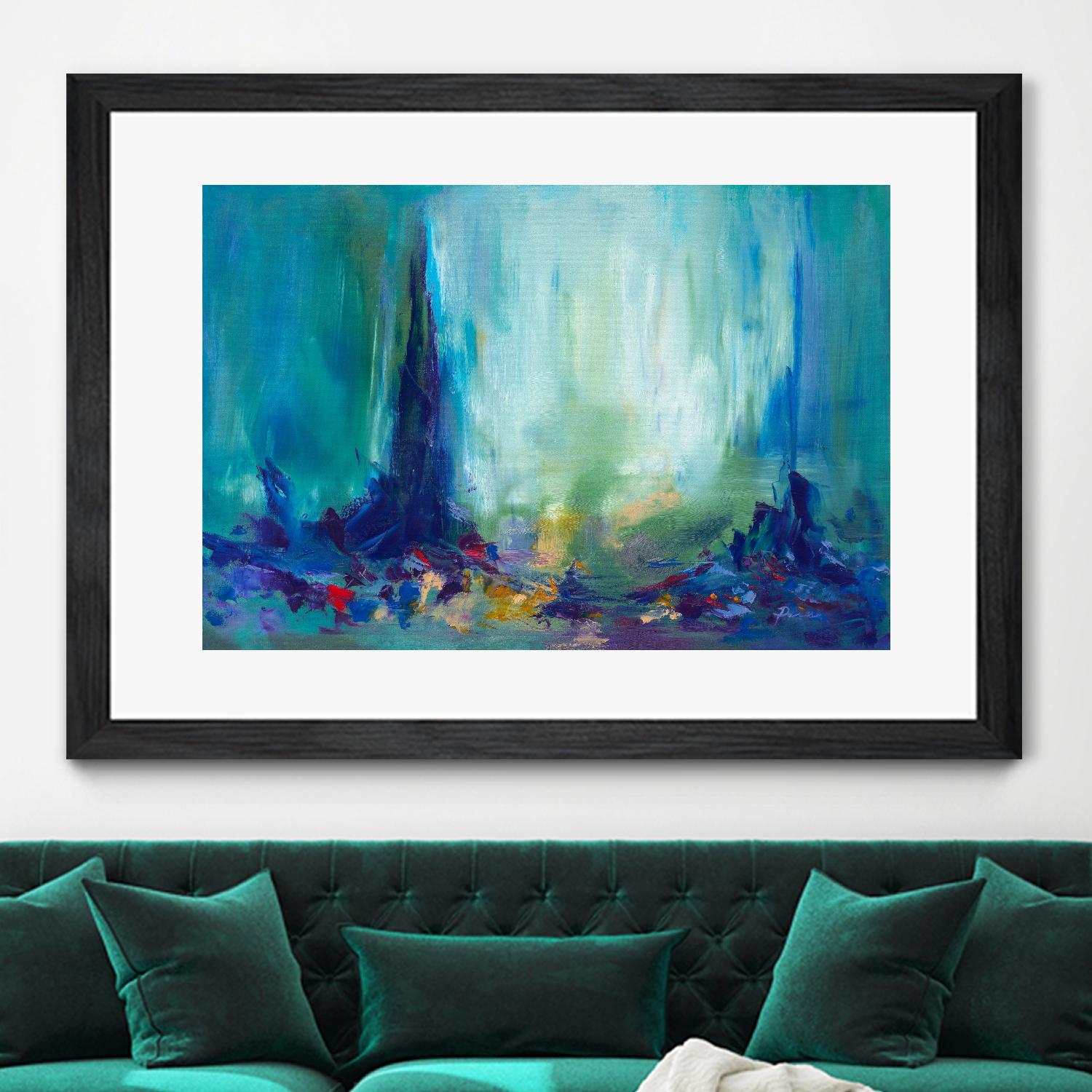 Here and There by Sarah Parsons on GIANT ART - multicolor abstracts; contemporary