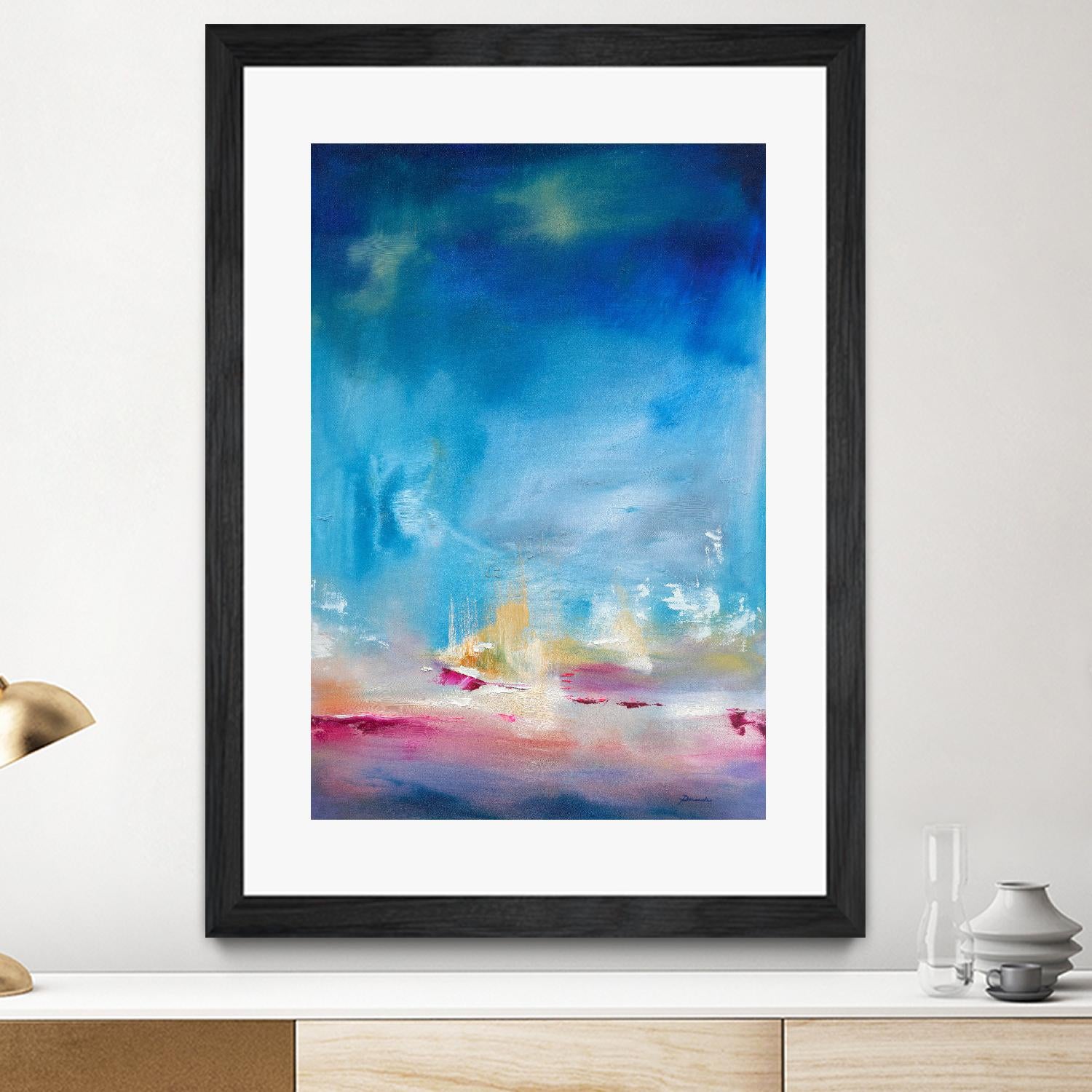 Scene Unseen by Sarah Parsons on GIANT ART - multicolor abstracts; contemporary