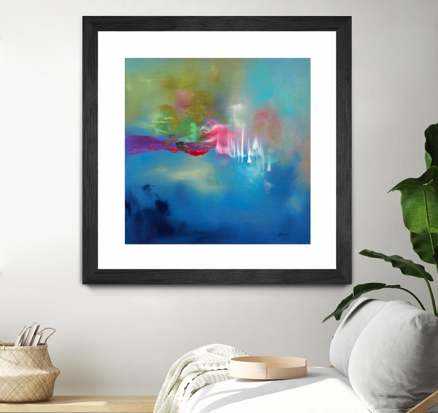Water Garden by Sarah Parsons on GIANT ART - multicolor abstracts; contemporary