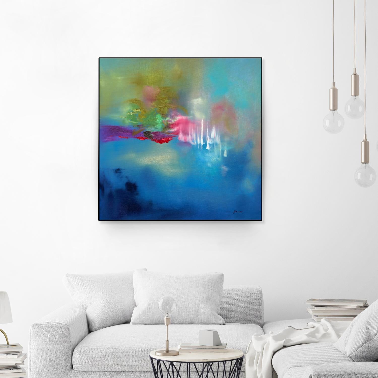 Water Garden by Sarah Parsons on GIANT ART - multicolor abstracts; contemporary