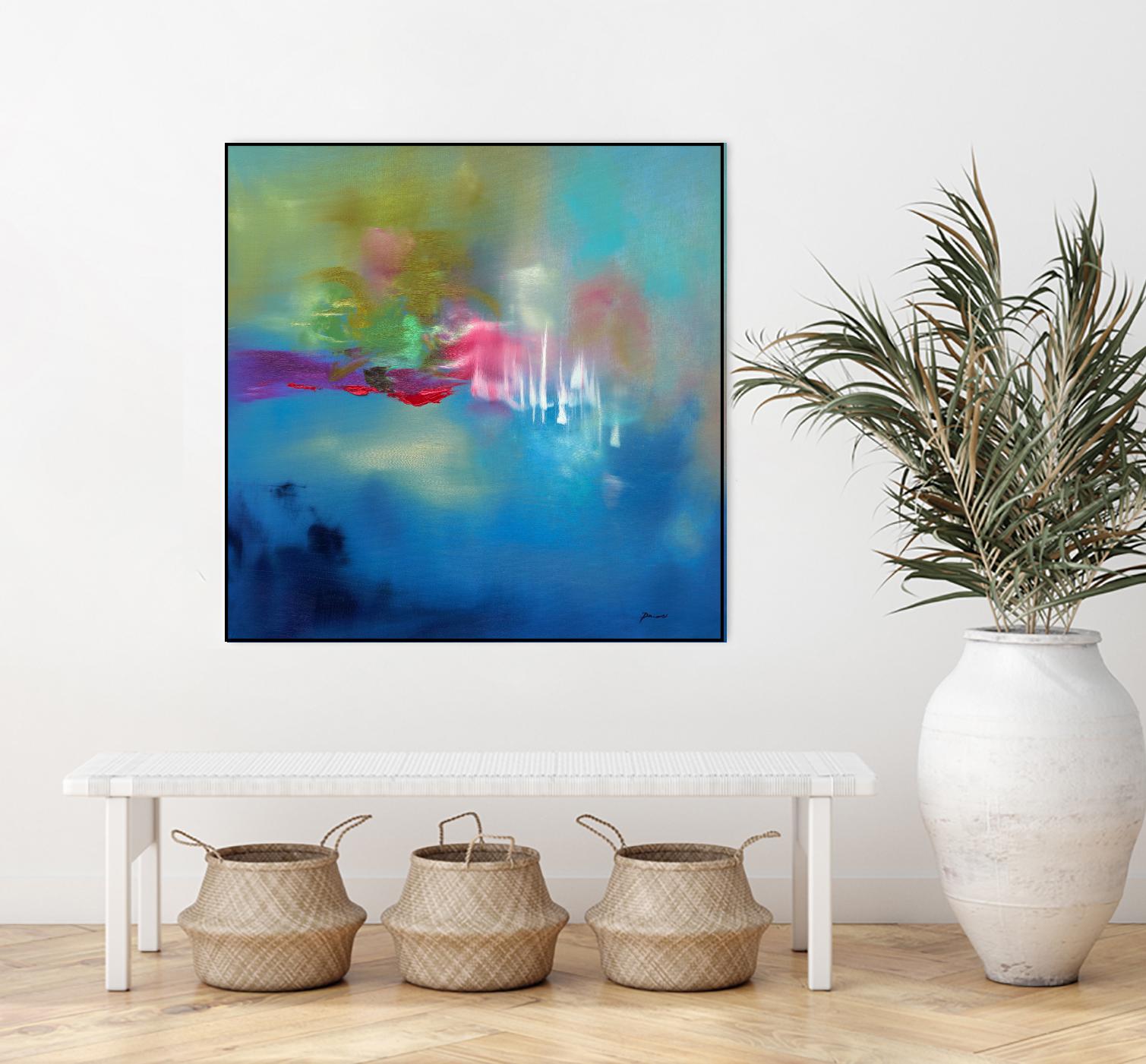 Water Garden by Sarah Parsons on GIANT ART - multicolor abstracts; contemporary