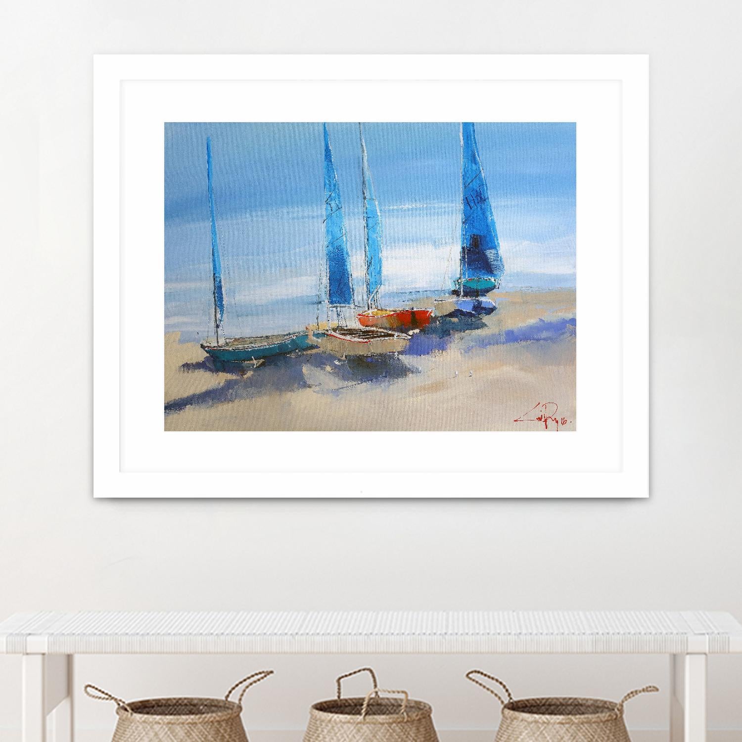 Before The Sail by Craig Trewin Penny on GIANT ART - multicolor coastal; landscapes