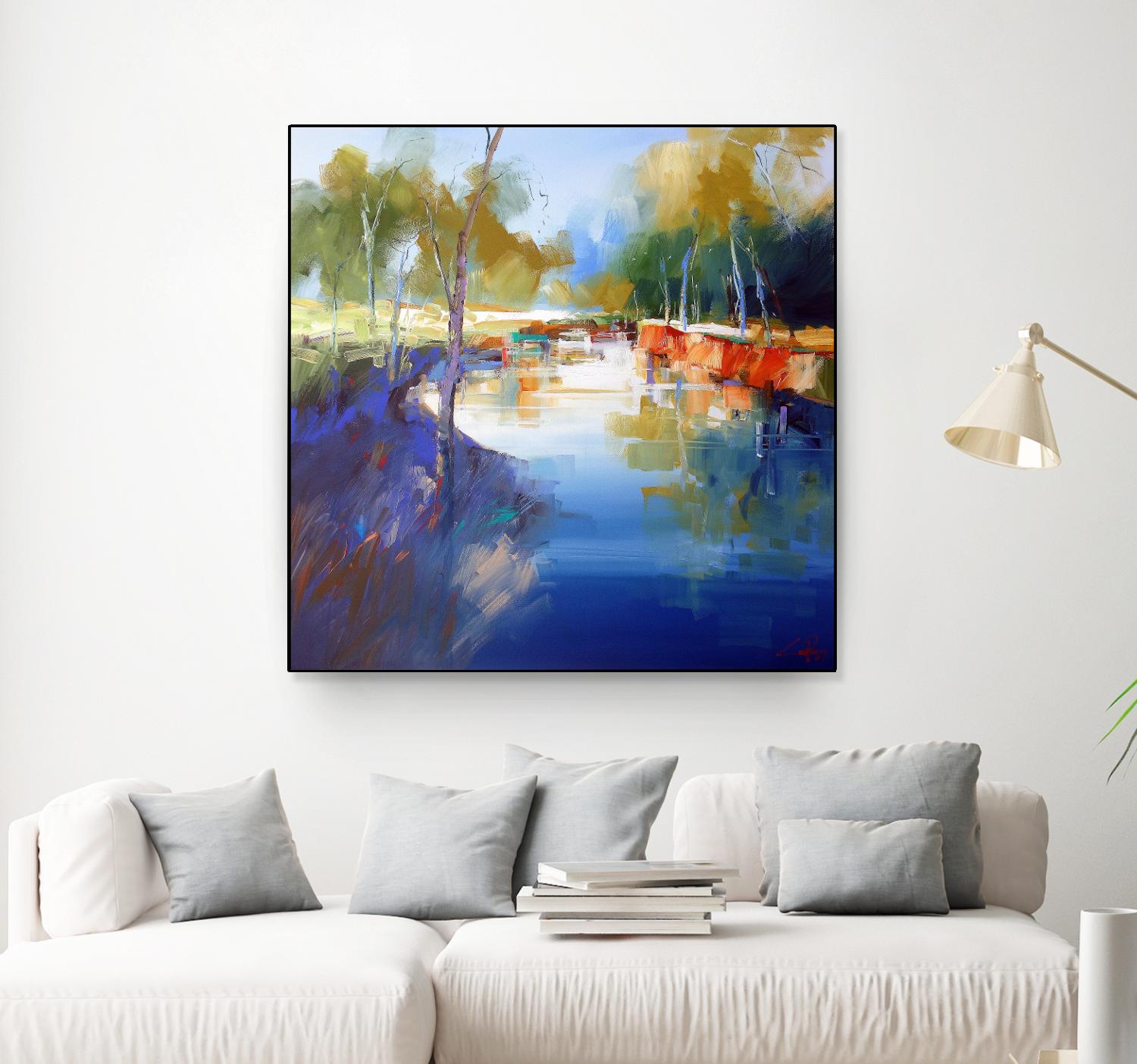 Morning at Cobram by Craig Trewin Penny on GIANT ART - multicolor landscapes