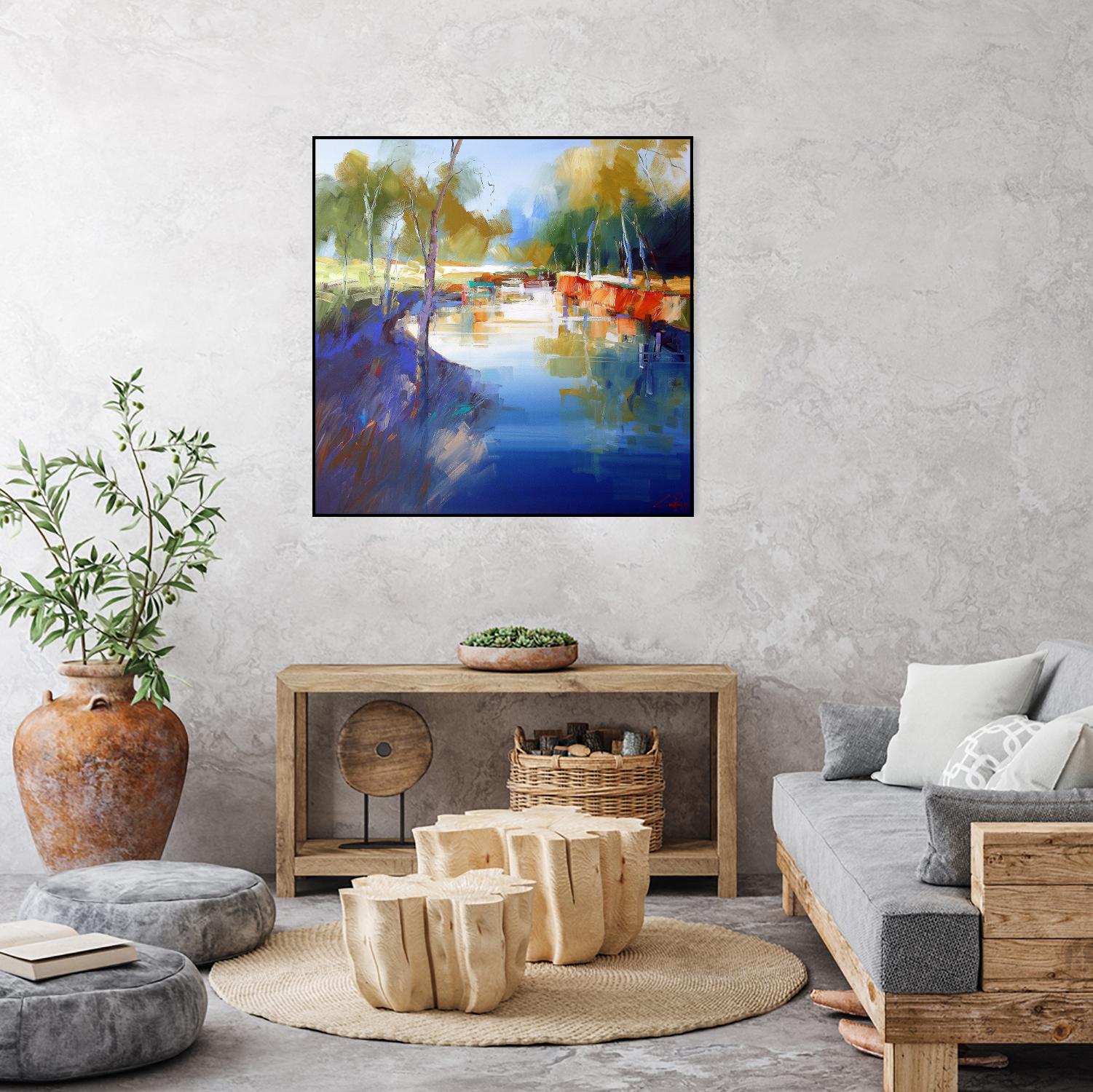 Morning at Cobram by Craig Trewin Penny on GIANT ART - multicolor landscapes