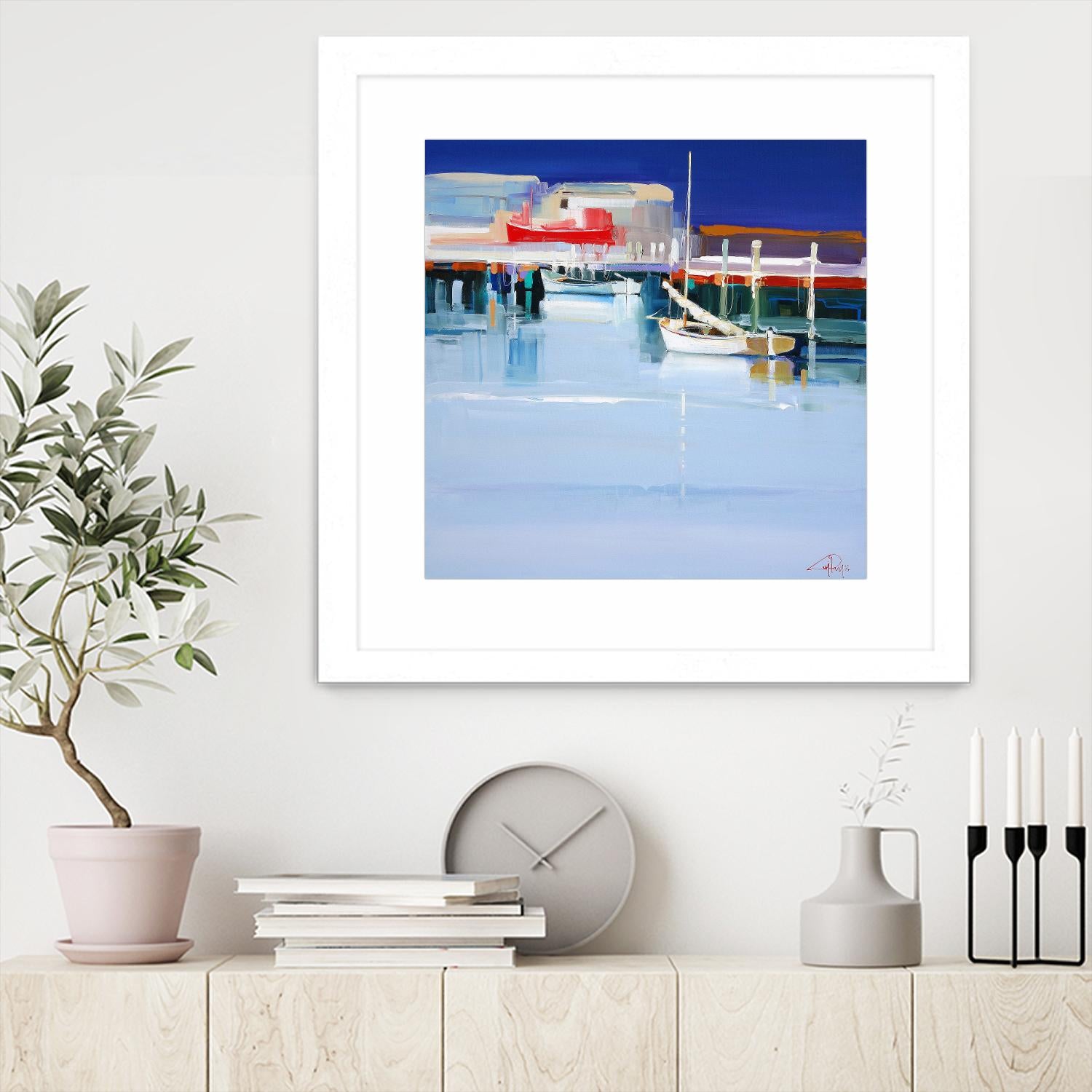 Port Fairy Moorings 2 by Craig Trewin Penny on GIANT ART - multicolor coastal