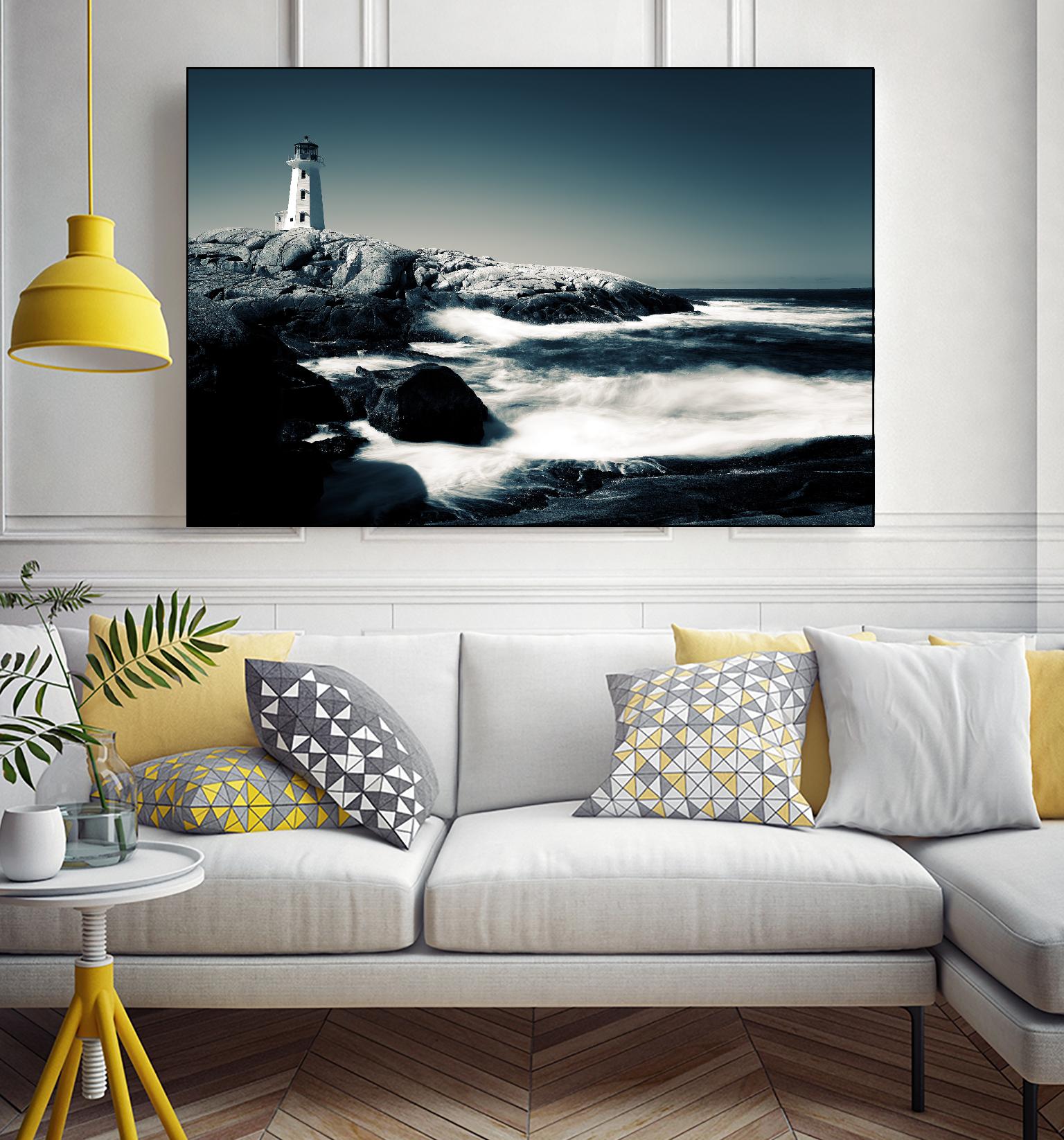Lighthouse, Peggy’s Cove by David W. Pollard on GIANT ART - multicolor photography; coastal; landscapes