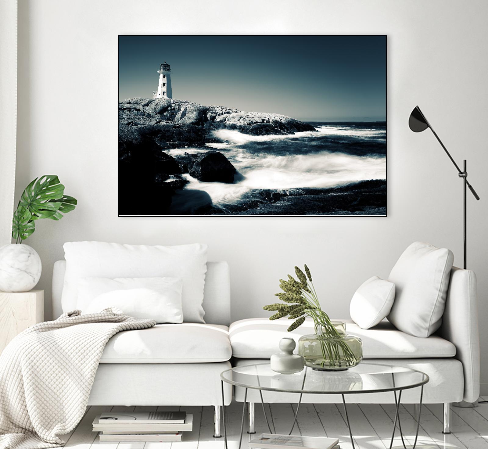 Lighthouse, Peggy’s Cove by David W. Pollard on GIANT ART - multicolor photography; coastal; landscapes