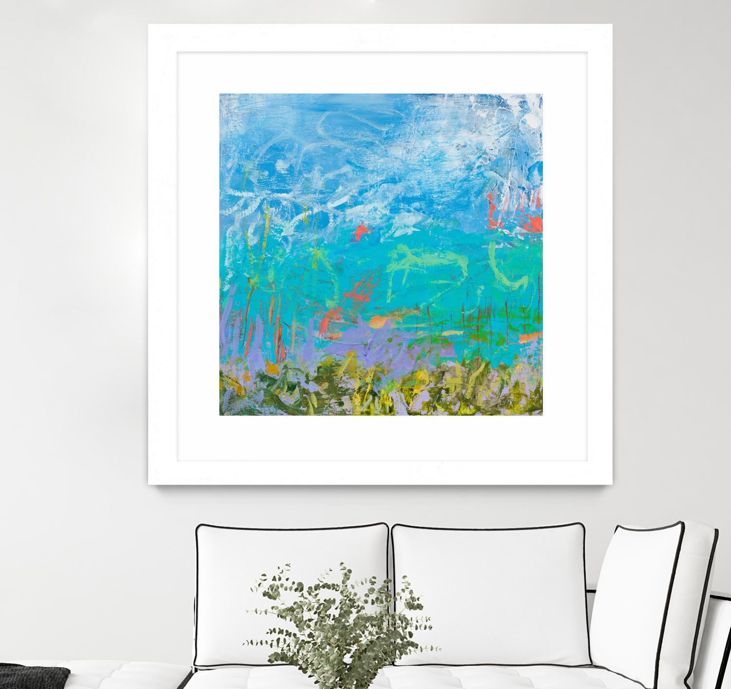 Cerulean Escapes I by Tracy Lynn Pristas on GIANT ART - multicolor abstracts; contemporary