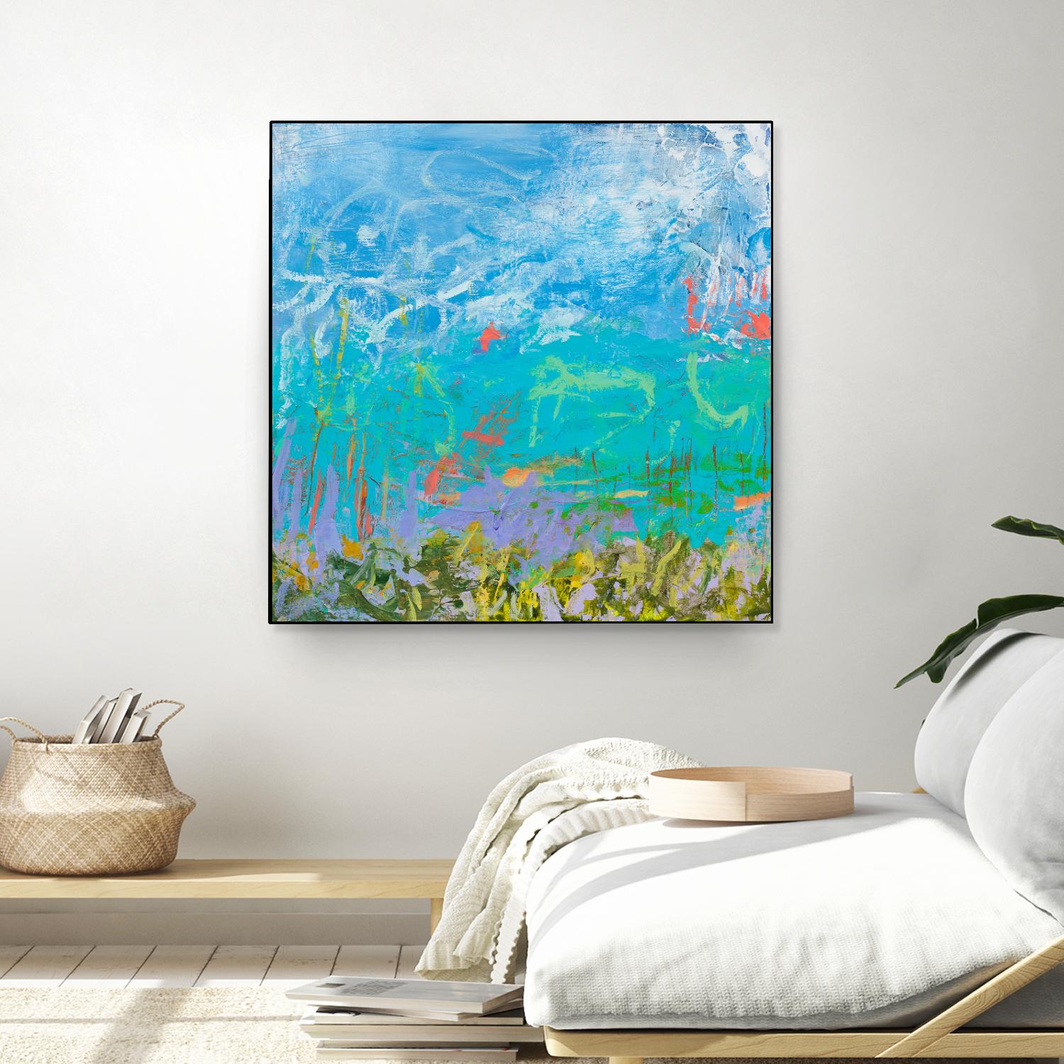 Cerulean Escapes I by Tracy Lynn Pristas on GIANT ART - multicolor abstracts; contemporary