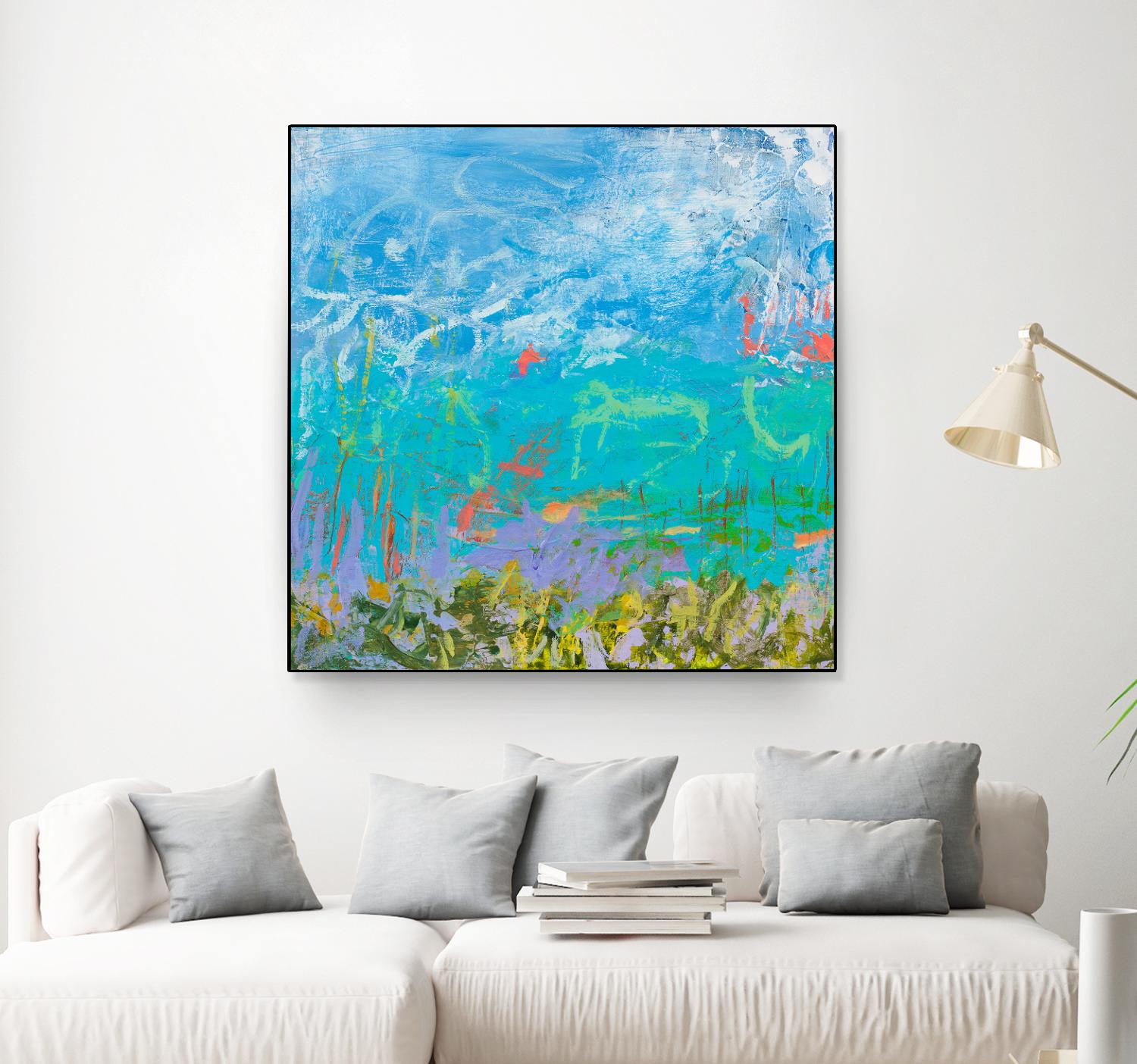 Cerulean Escapes I by Tracy Lynn Pristas on GIANT ART - multicolor abstracts; contemporary