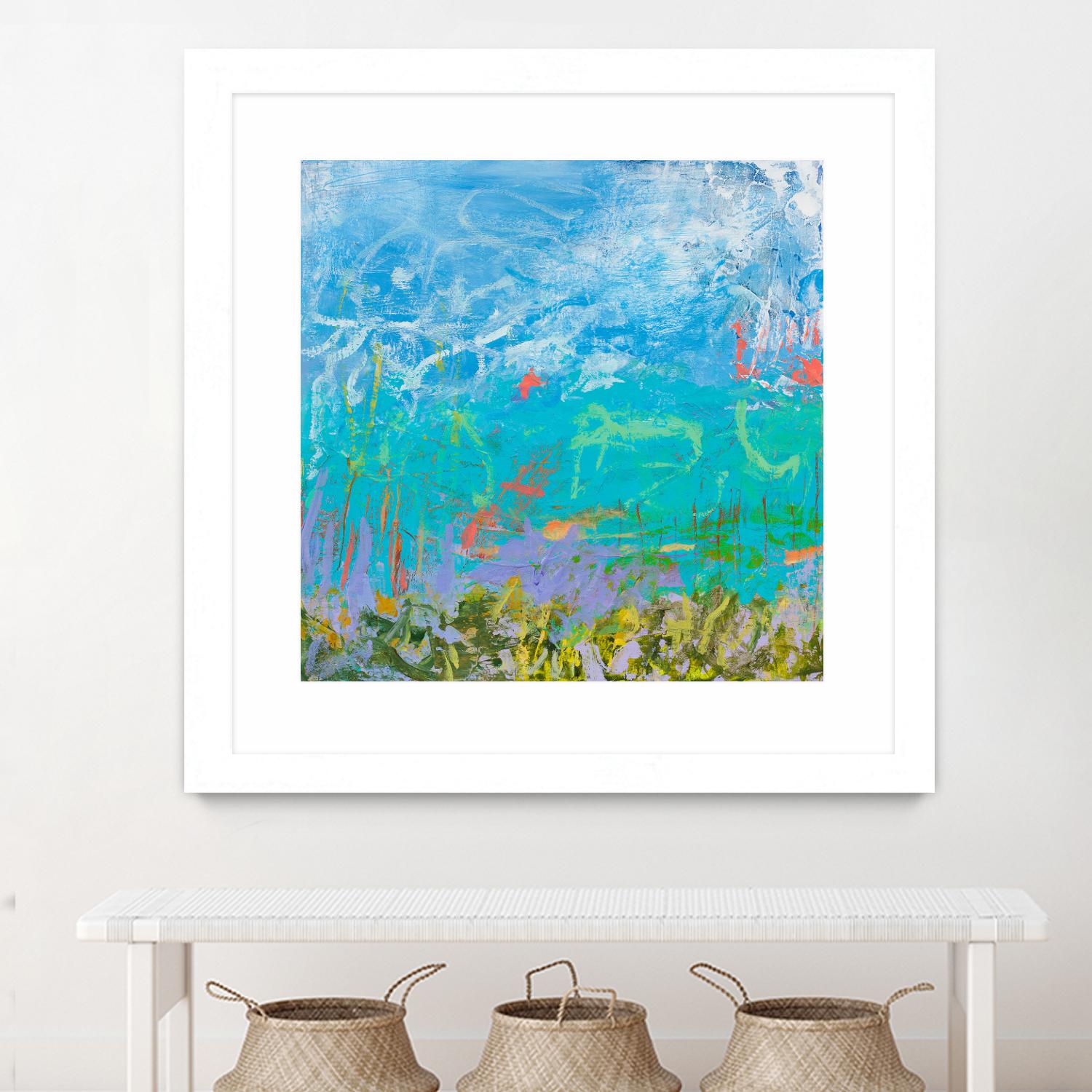 Cerulean Escapes I by Tracy Lynn Pristas on GIANT ART - multicolor abstracts; contemporary