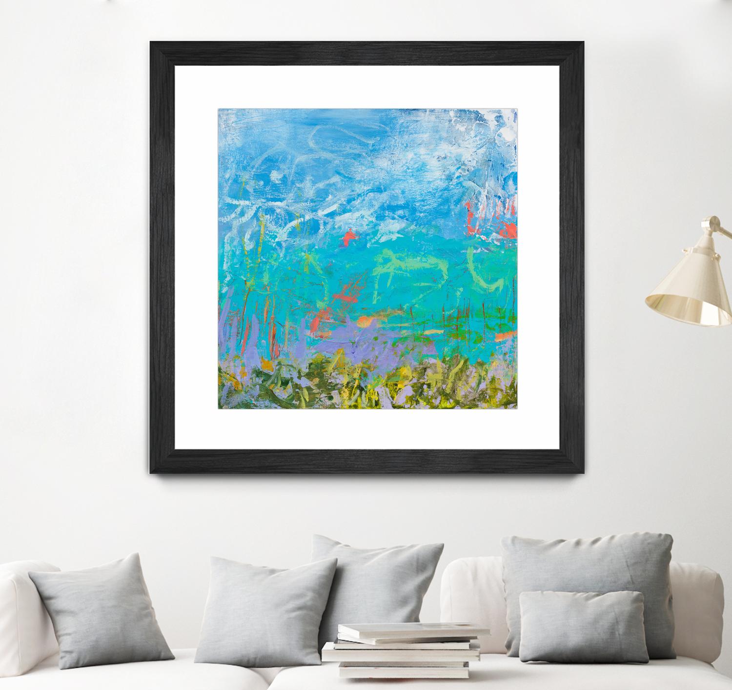 Cerulean Escapes I by Tracy Lynn Pristas on GIANT ART - multicolor abstracts; contemporary
