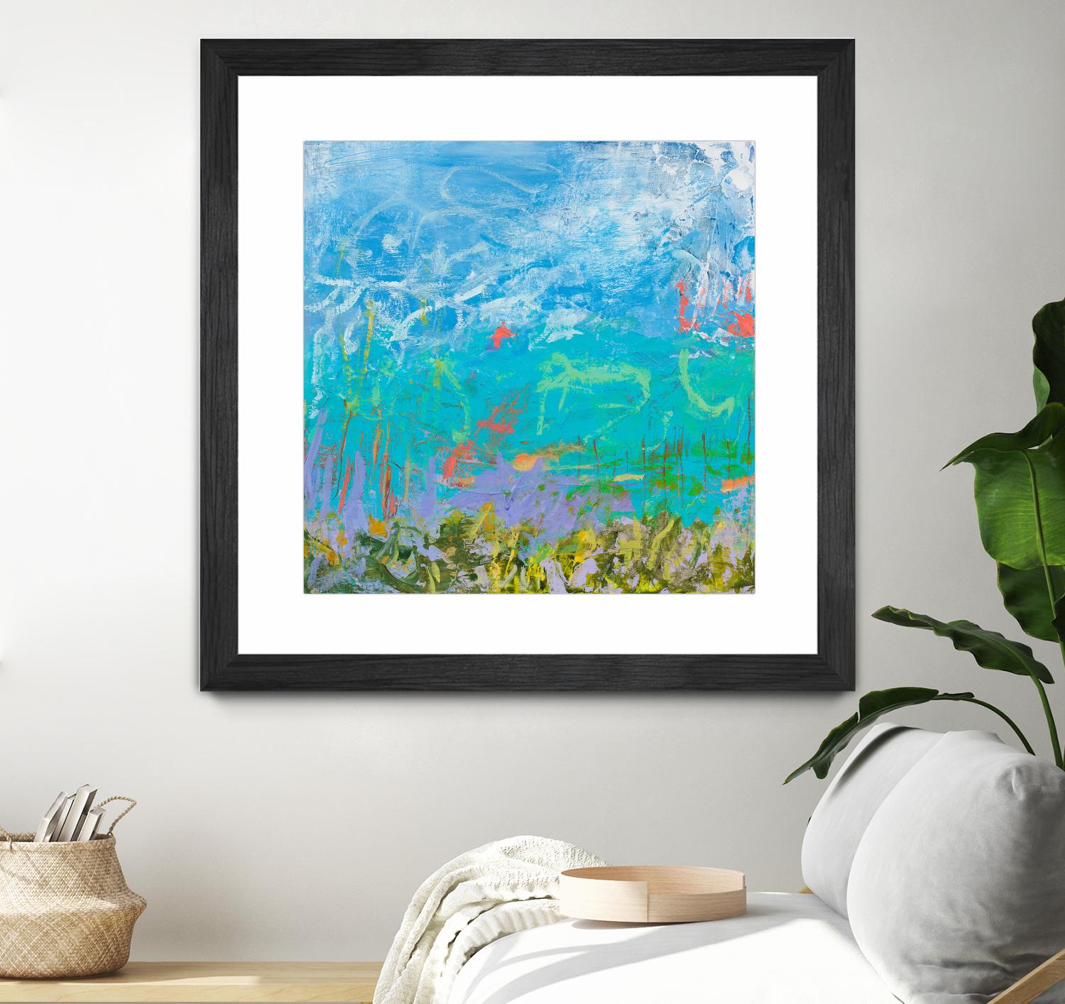 Cerulean Escapes I by Tracy Lynn Pristas on GIANT ART - multicolor abstracts; contemporary