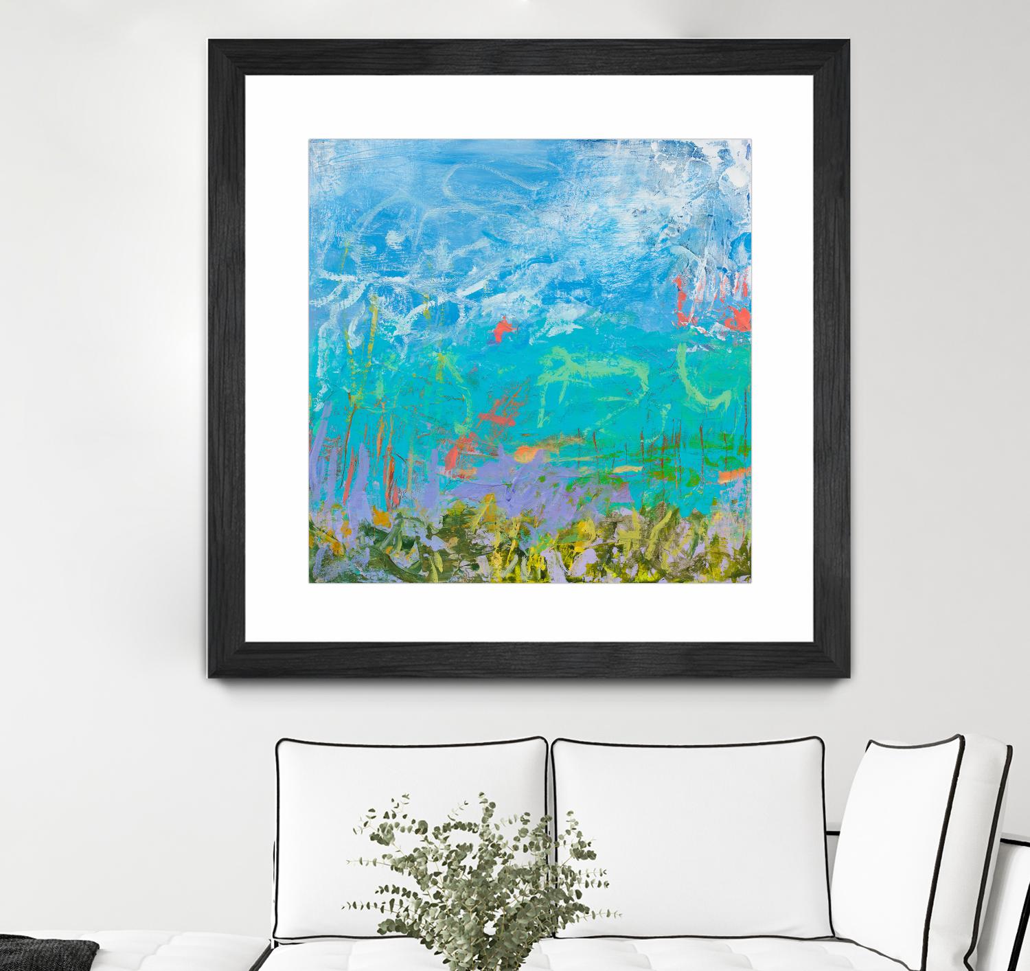 Cerulean Escapes I by Tracy Lynn Pristas on GIANT ART - multicolor abstracts; contemporary