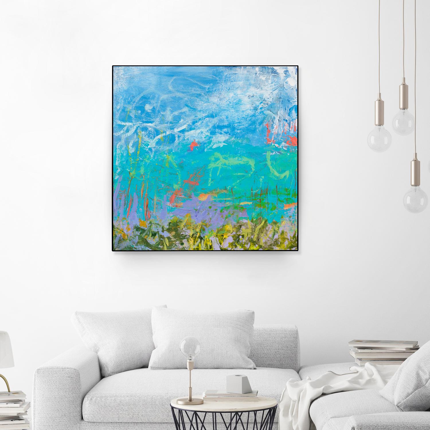 Cerulean Escapes I by Tracy Lynn Pristas on GIANT ART - multicolor abstracts; contemporary