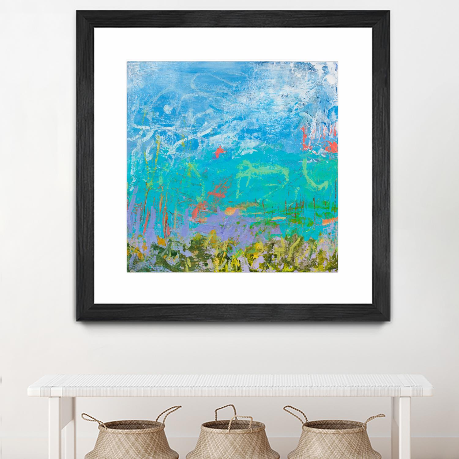 Cerulean Escapes I by Tracy Lynn Pristas on GIANT ART - multicolor abstracts; contemporary
