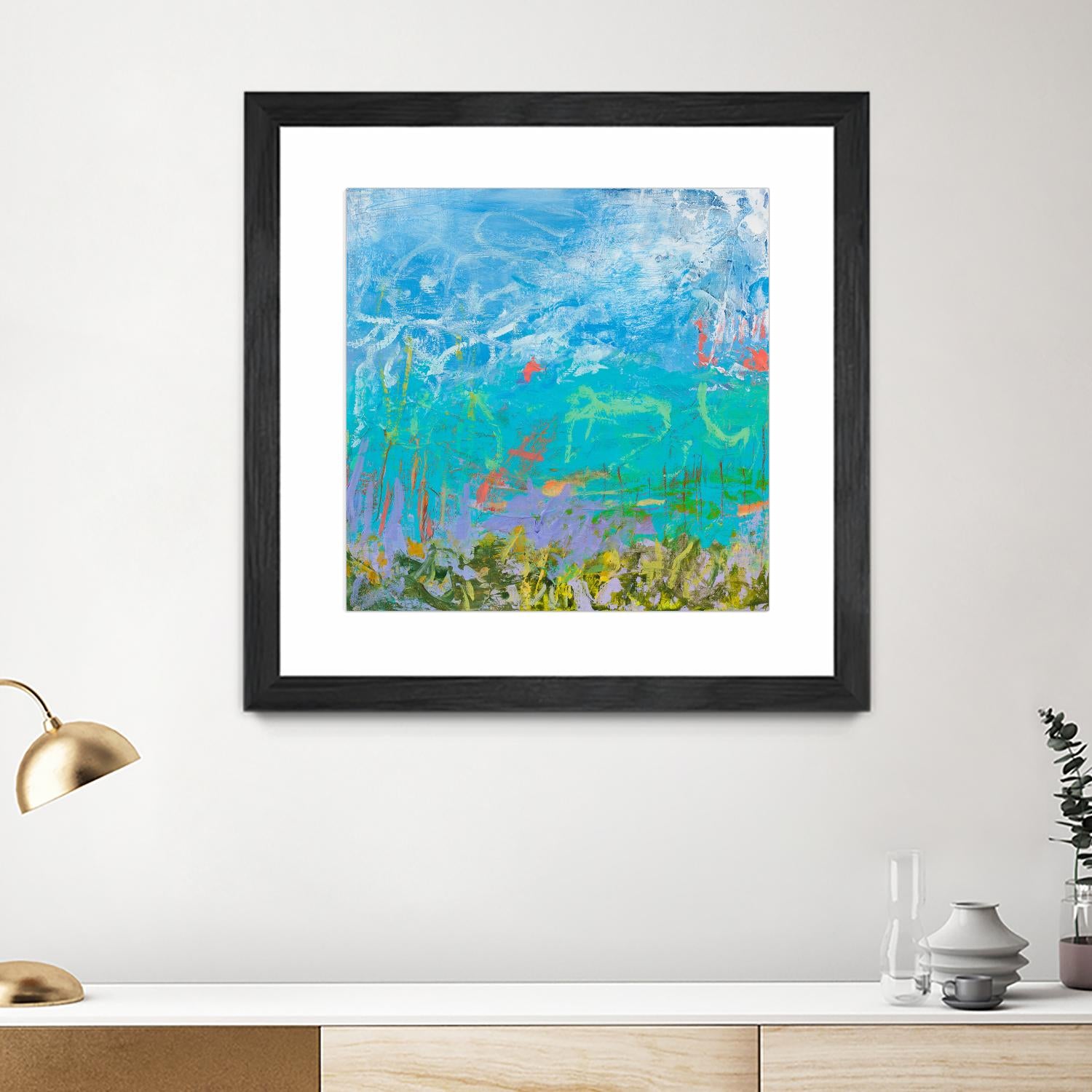 Cerulean Escapes I by Tracy Lynn Pristas on GIANT ART - multicolor abstracts; contemporary