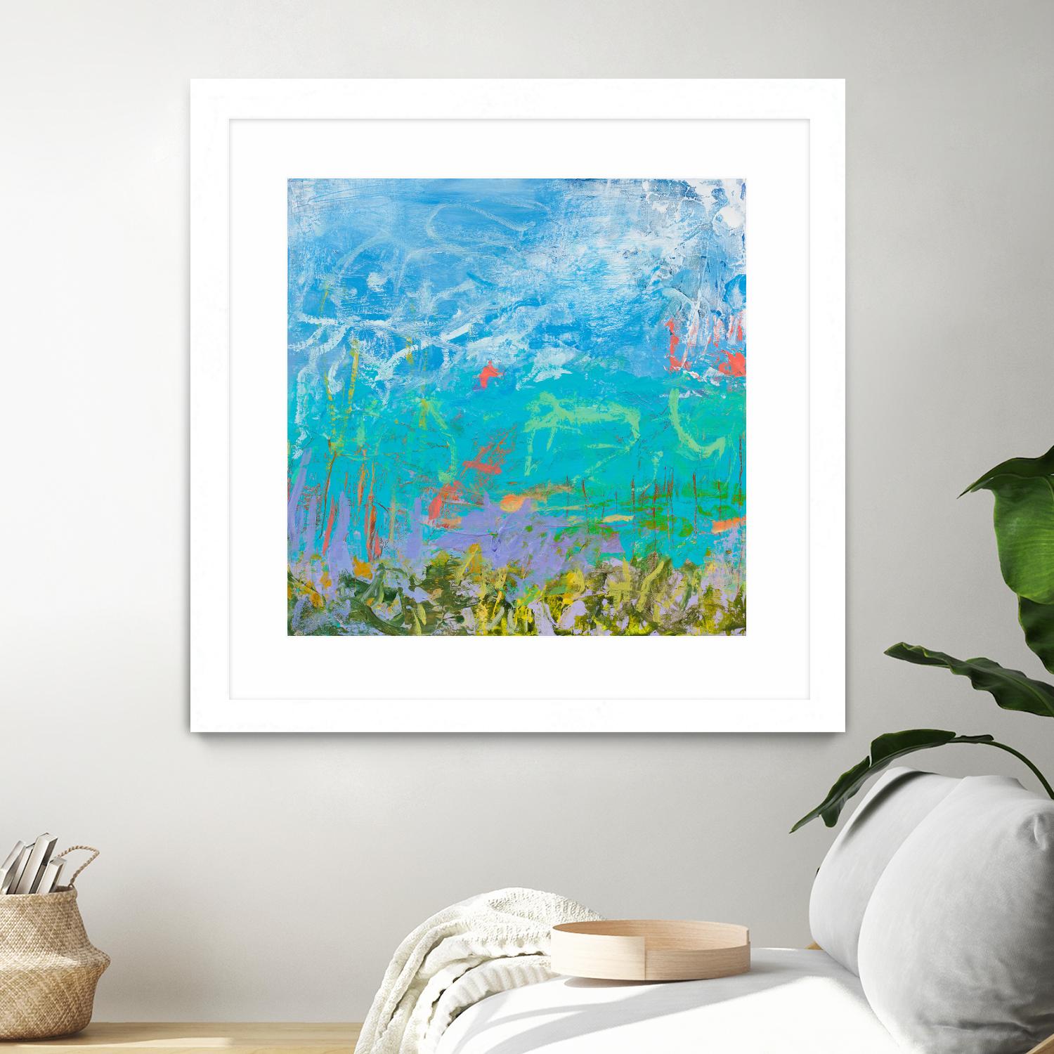 Cerulean Escapes I by Tracy Lynn Pristas on GIANT ART - multicolor abstracts; contemporary