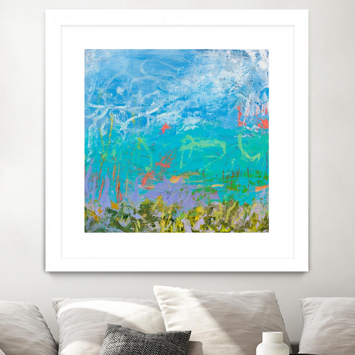 Cerulean Escapes I by Tracy Lynn Pristas on GIANT ART - multicolor abstracts; contemporary