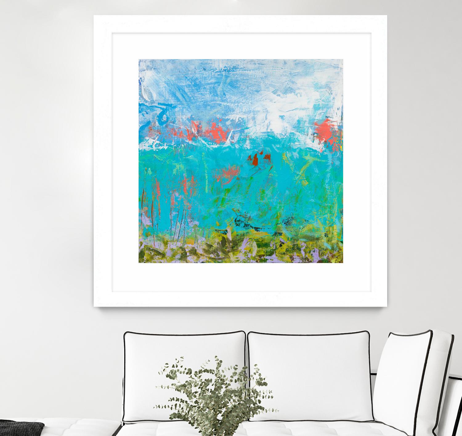 Cerulean Escapes II by Tracy Lynn Pristas on GIANT ART - multicolor abstracts; contemporary
