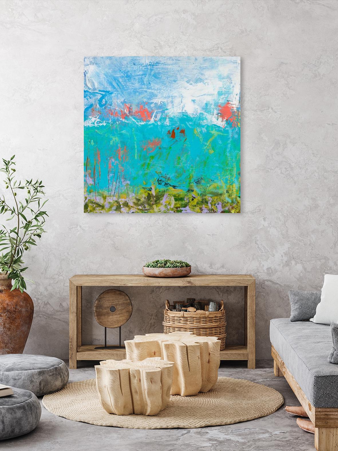 Cerulean Escapes II by Tracy Lynn Pristas on GIANT ART - multicolor abstracts; contemporary