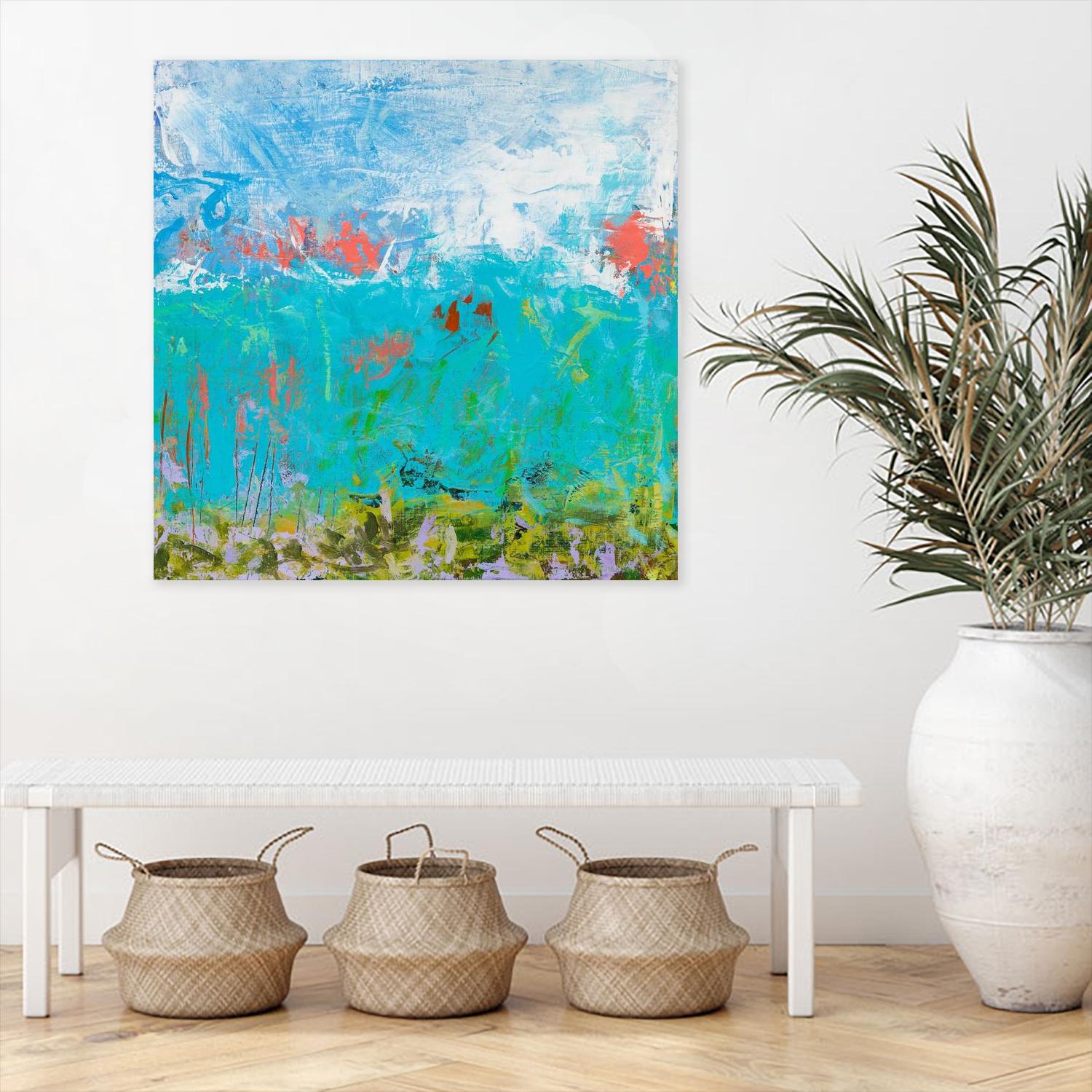 Cerulean Escapes II by Tracy Lynn Pristas on GIANT ART - multicolor abstracts; contemporary