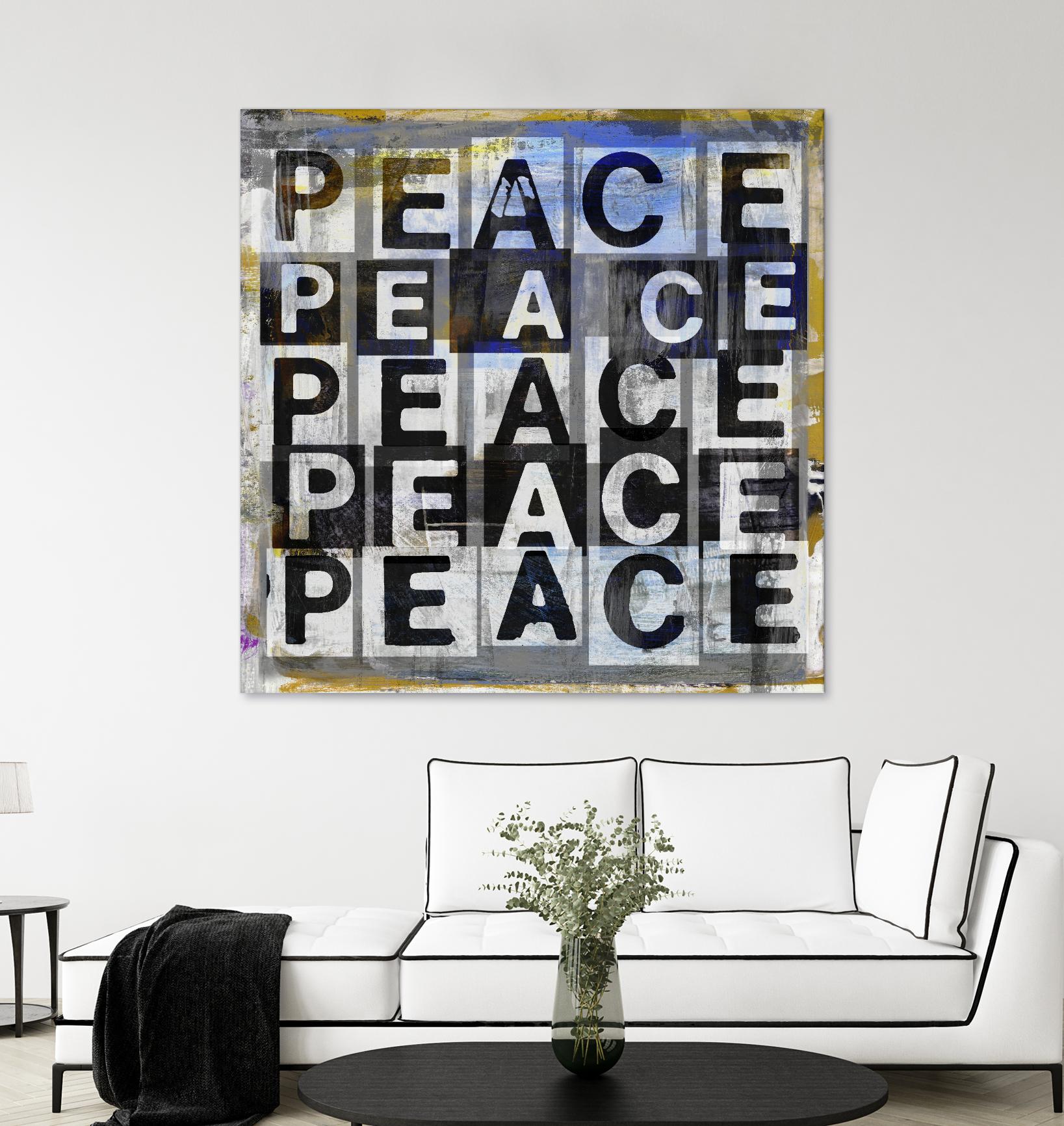 Peace by Sven Pfrommer on GIANT ART - multi inspirational, novelty, urban/pop surrealism, design/type
