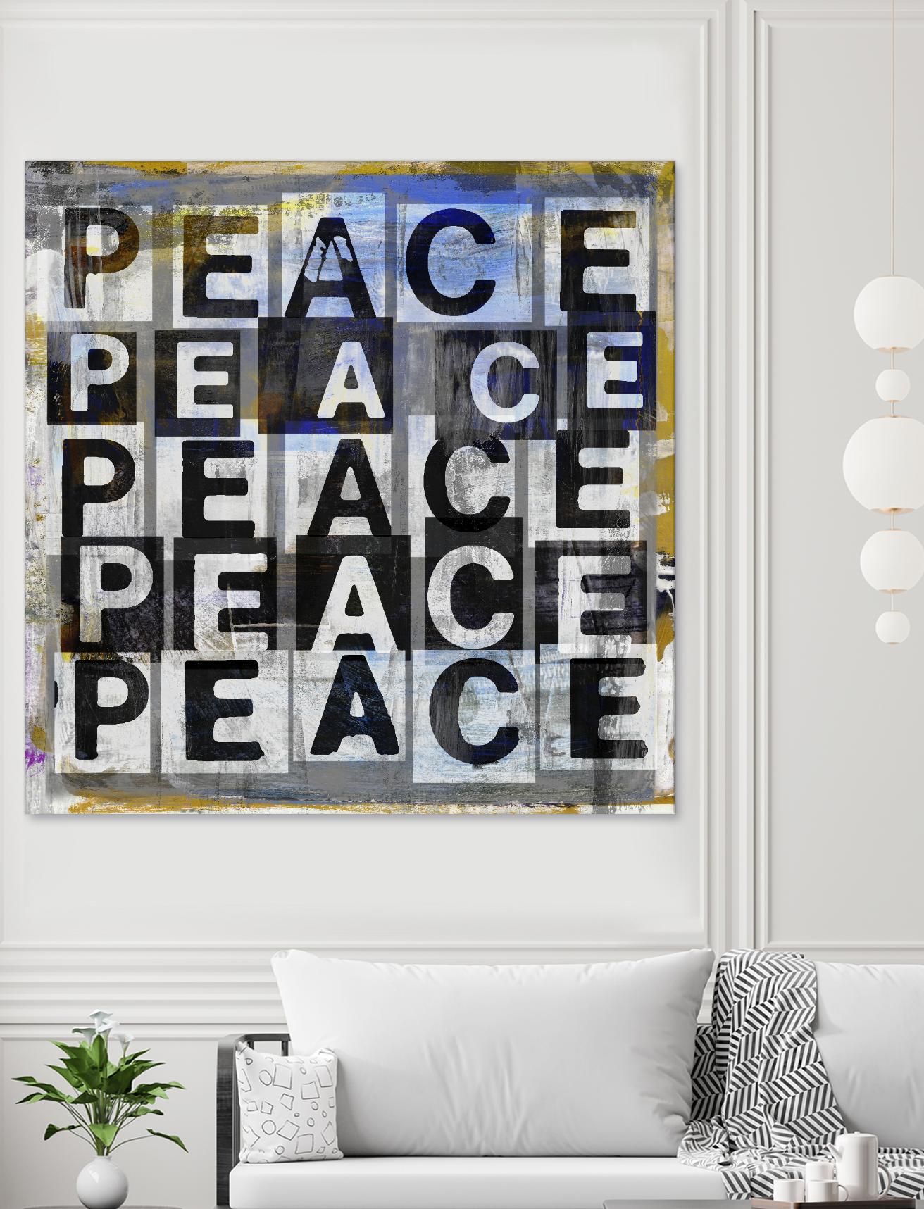Peace by Sven Pfrommer on GIANT ART - multi inspirational, novelty, urban/pop surrealism, design/type