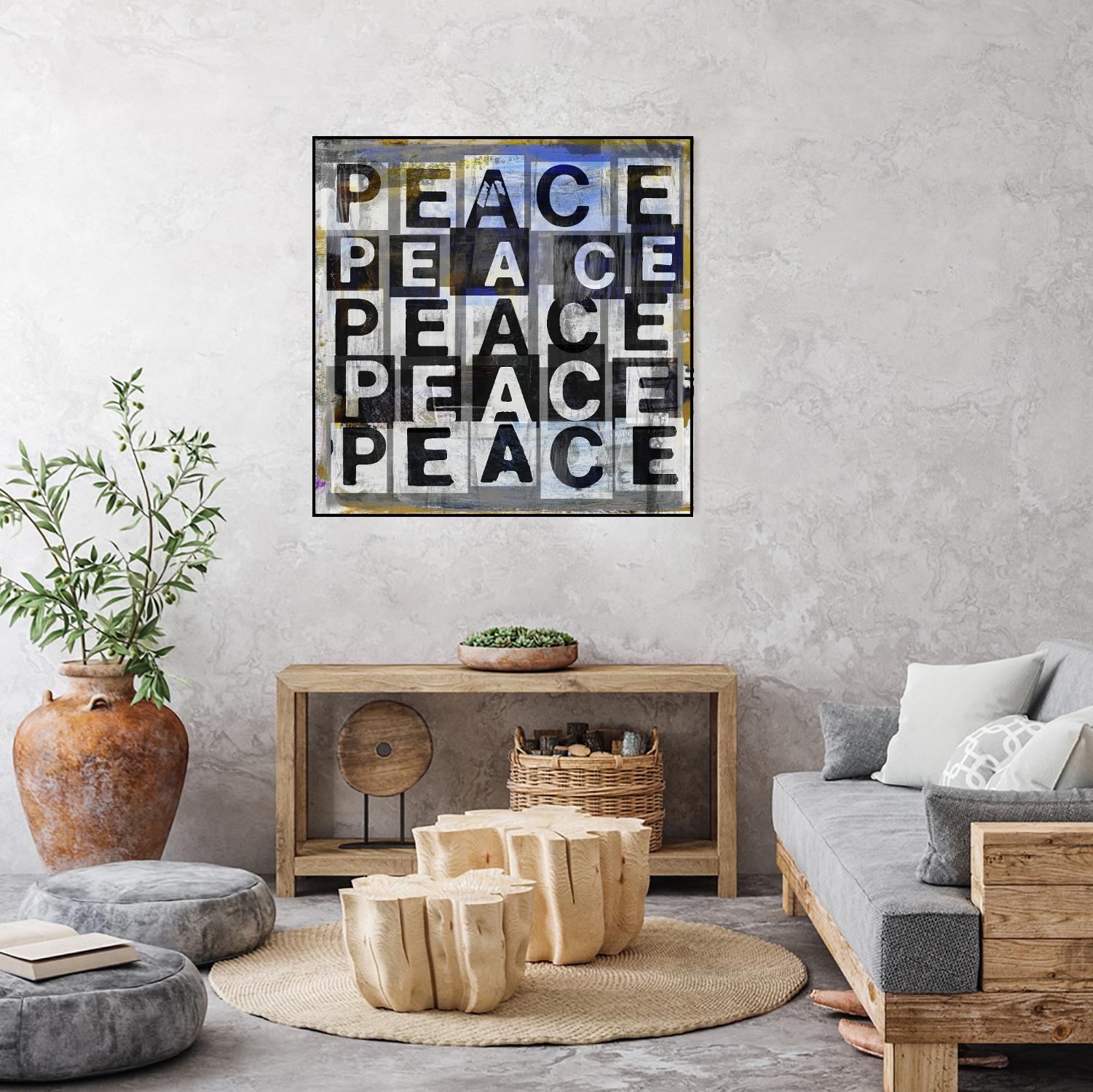 Peace by Sven Pfrommer on GIANT ART - multi inspirational, novelty, urban/pop surrealism, design/type