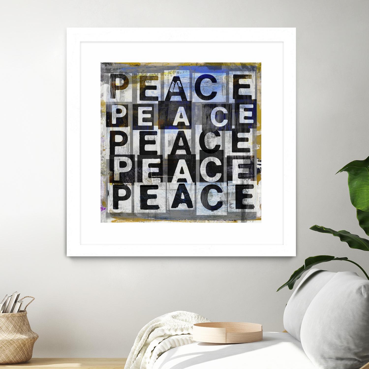 Peace by Sven Pfrommer on GIANT ART - multi inspirational, novelty, urban/pop surrealism, design/type